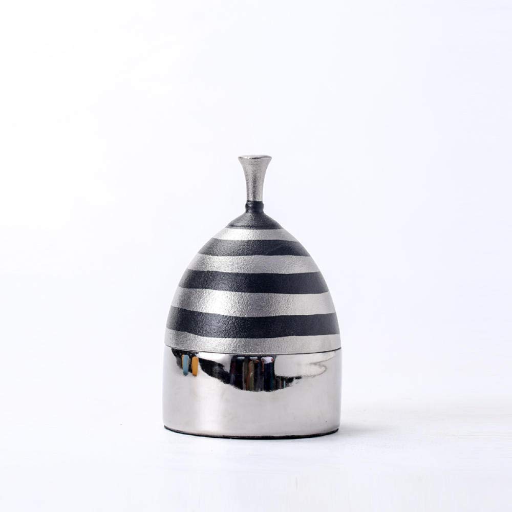 LIUSHI Hand Painted Black Silver Plated Ceramic Vase - Cartoon Figurine Home Decor Statue for Living Room, Bedroom & Office | Unique Gift Idea for Housewarming & Birthday