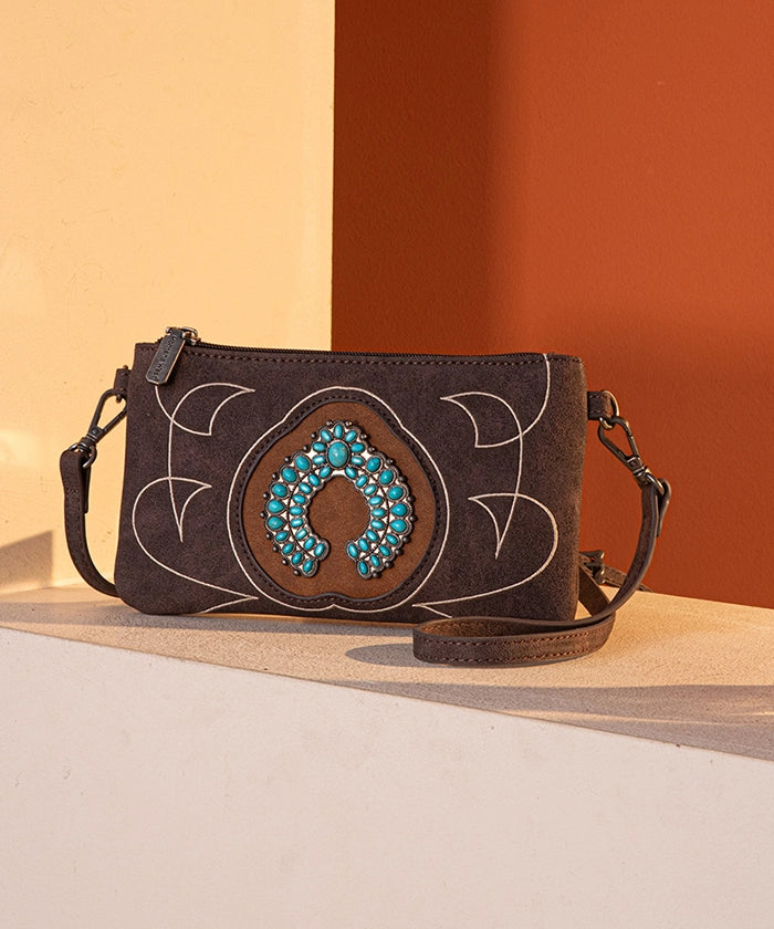 Montana West Concho Clutch Purse - Stylish Western Crossbody Bag for Women | Perfect for Parties, Weddings & Night Out