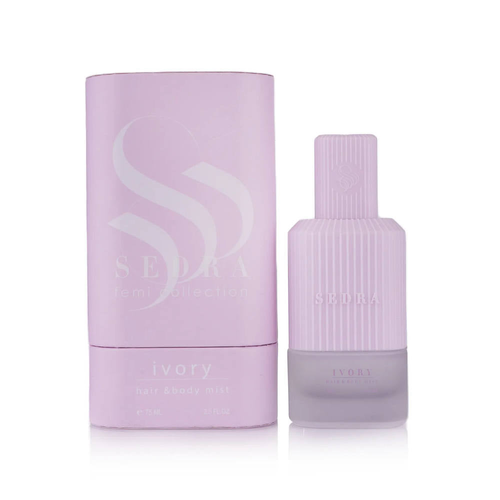 Ivory Hair & Body Mist - 75ml Perfume Spray for Women, Long-Lasting Fragrance, Light & Fresh Scent - Perfect for Daily Use, Work, Date Night & Special Occasions