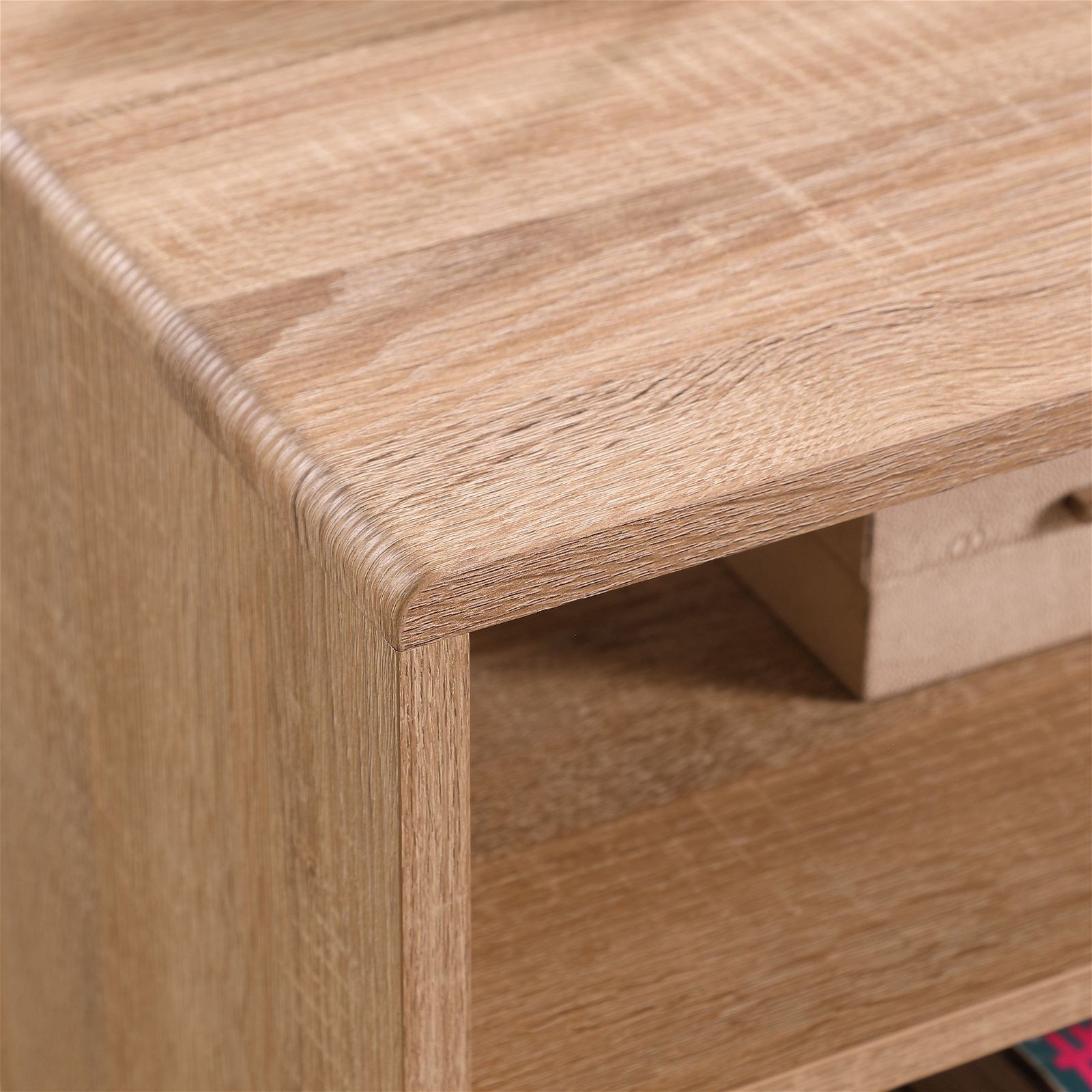 Tauris™ Encore Side Table in Light Oak - Perfect for Living Room, Bedroom, or Office Accent Furniture
