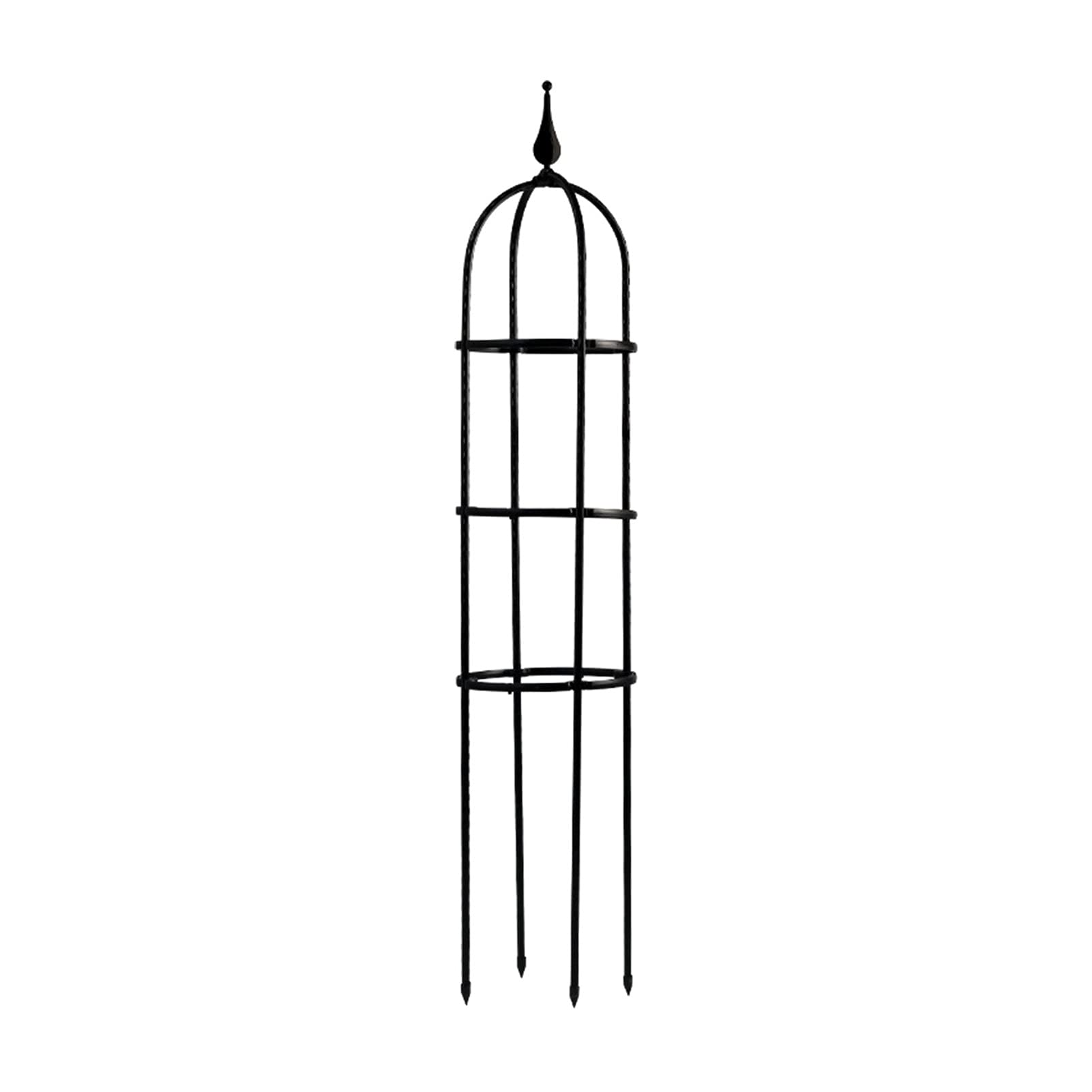 liushop 150X20CM Plant Support Stakes - Heavy Duty Steel Garden Trellis for Climbing Plants, Portable & Removable Flower Stand - Perfect for Tomatoes, Vines, Roses & Indoor/Outdoor Gardening