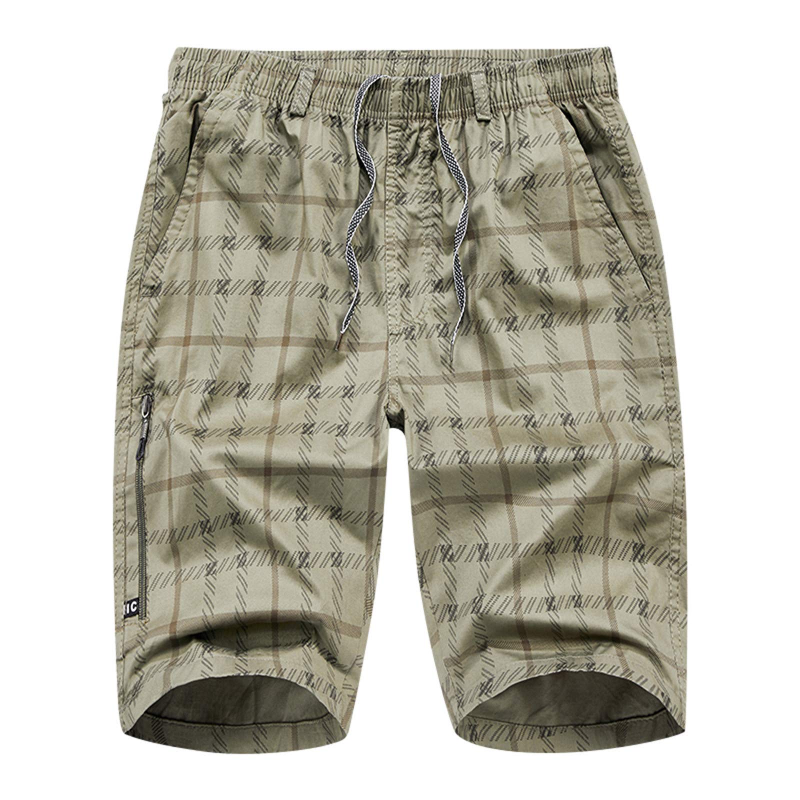 Men's Summer Casual Fitness Shorts - Bodybuilding Striped Printed Sports Running & Beach Shorts | Gym, Workout, Jogging, Swimming, Outdoor Activities