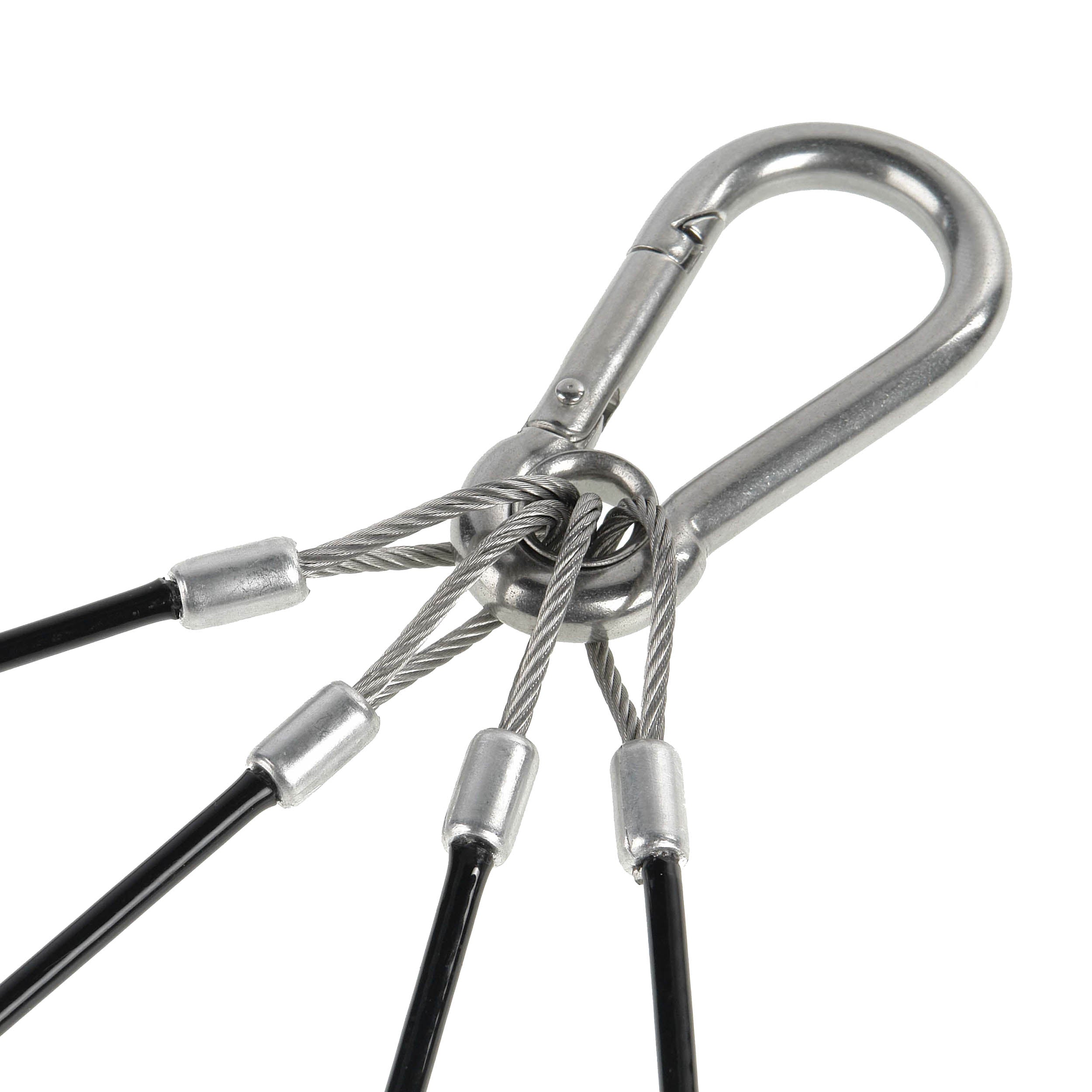 KNOLED SCH01 Braided Steel Security Cable for KNOLED P600Bi - Durable Anti-Theft Locking Cord for Studio Equipment & Electronics