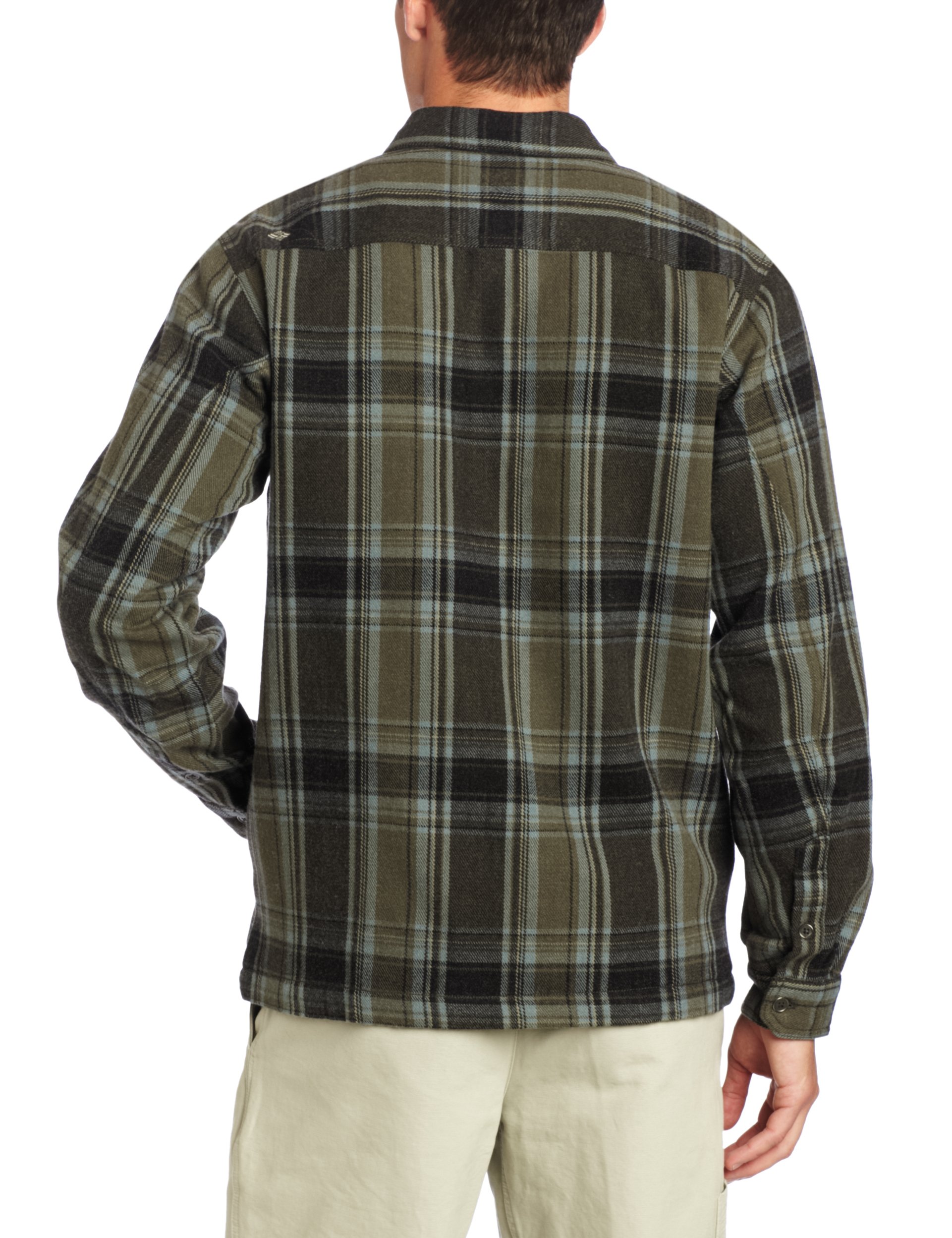 Columbia Men's Noble Falls Omni-Heat Shirt Jacket - Water-Resistant Fleece Lined Outdoor Shirt for Hiking, Camping & Cold Weather