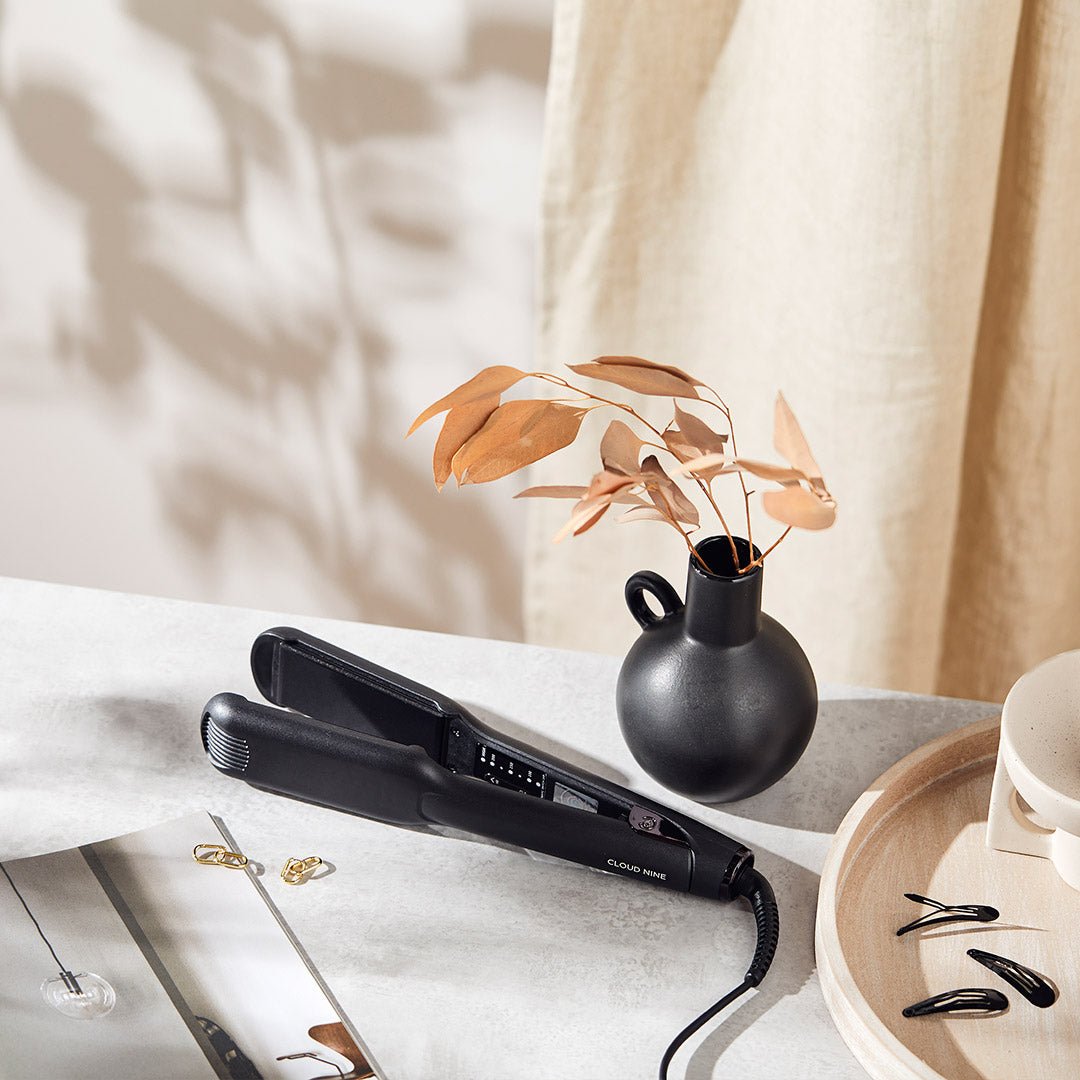 CLOUD NINE The Wide Iron - Professional Hair Straightener for Thick & Curly Hair - Perfect for Salon & Home Use