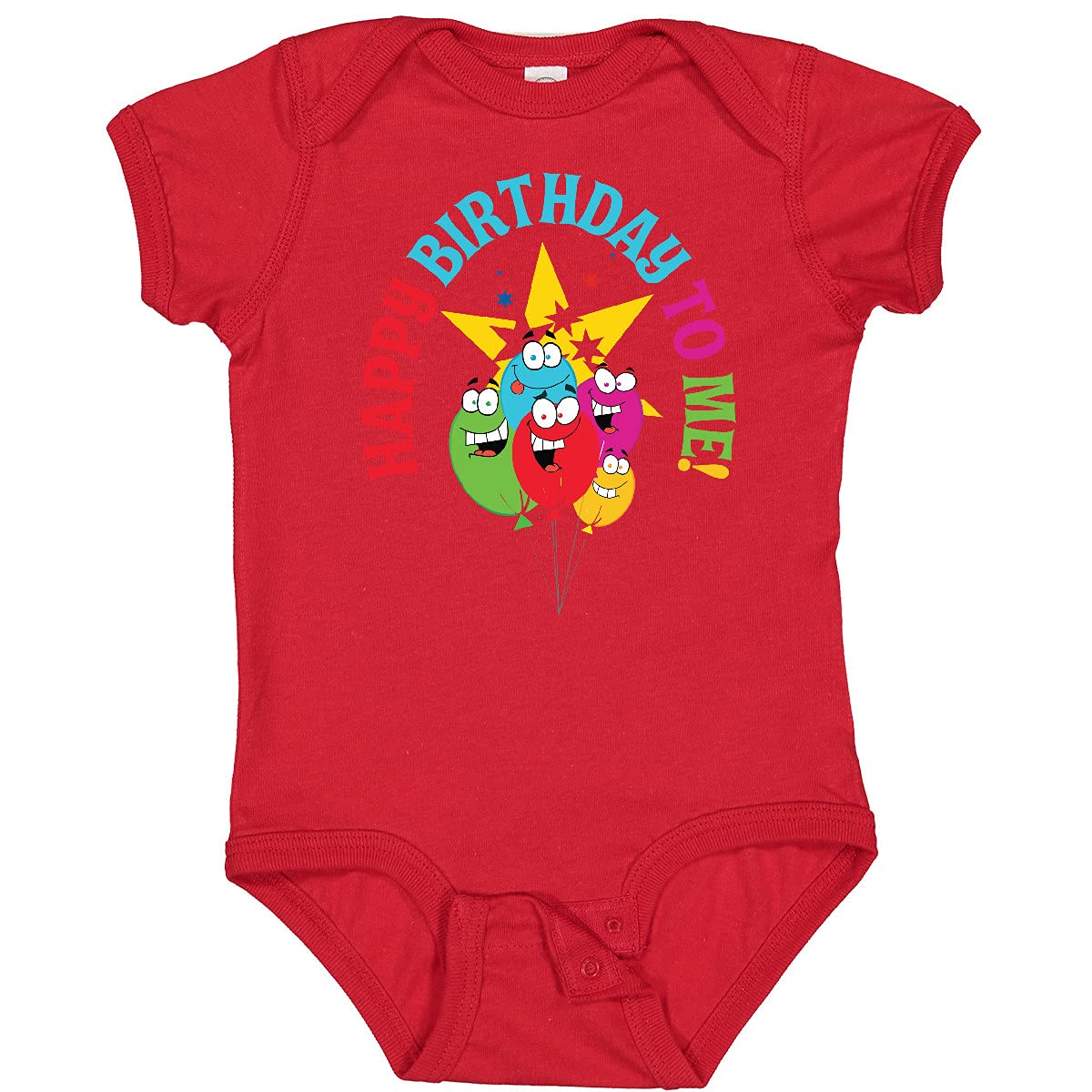 Inktastic Happy Birthday to Me Baby Bodysuit - Cute Birthday Outfit for Infants & Toddlers - Perfect for 1st Birthday Parties & Photo Shoots