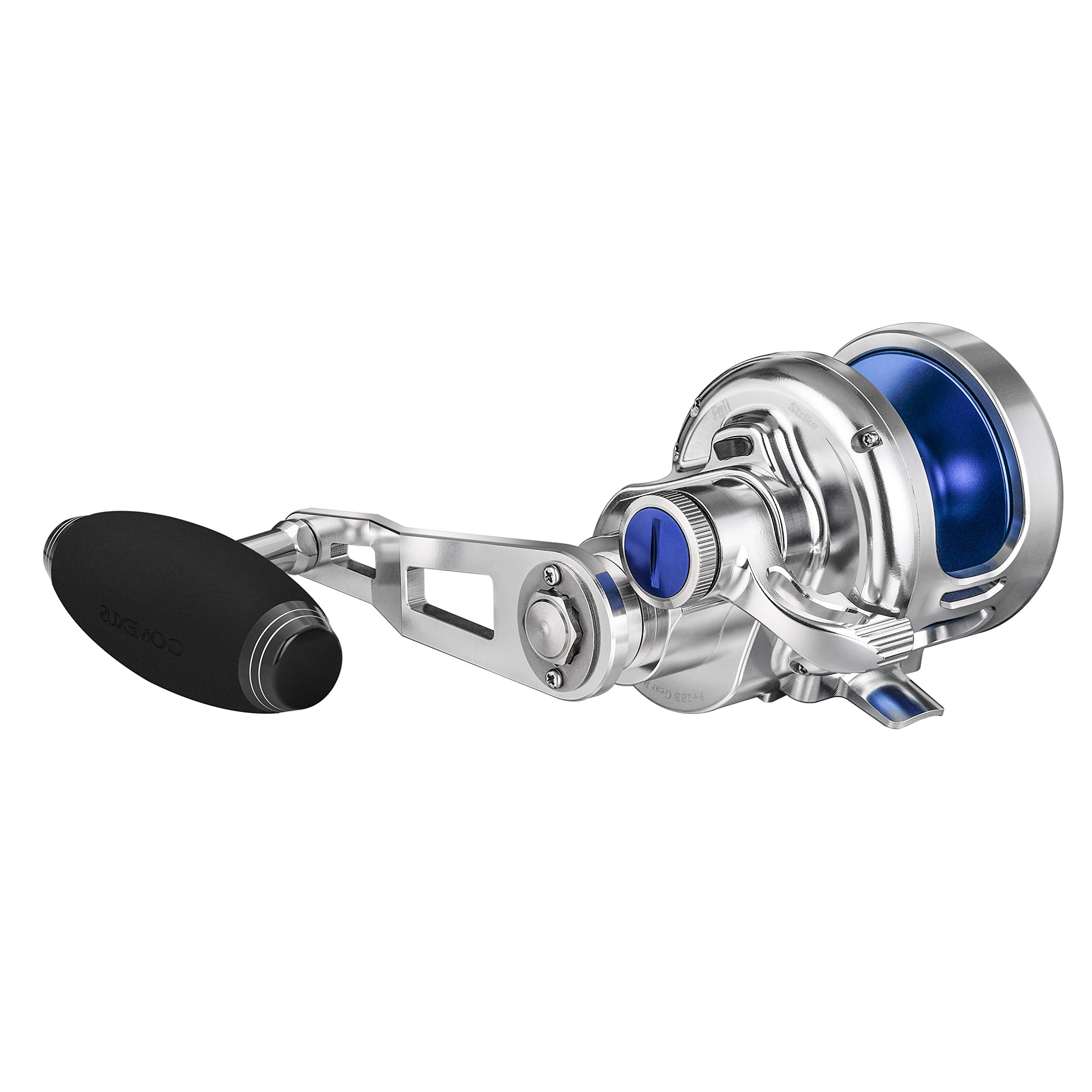 GOMEXUS SX450 Saltwater Fishing Reel - 6.3:1 Gear Ratio, 66lbs Drag, Large Capacity Narrow Spool | Smooth Conventional Jigging Reel for Deep Sea & Offshore Fishing | Perfect Gift for Anglers & Fishing Enthusiasts