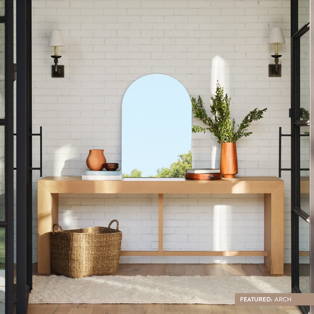 Central Mirror - Elegant Wall Mirror for Home Decor, Living Room, Bedroom, Bathroom | Perfect for Vanity, Entryway & Interior Design