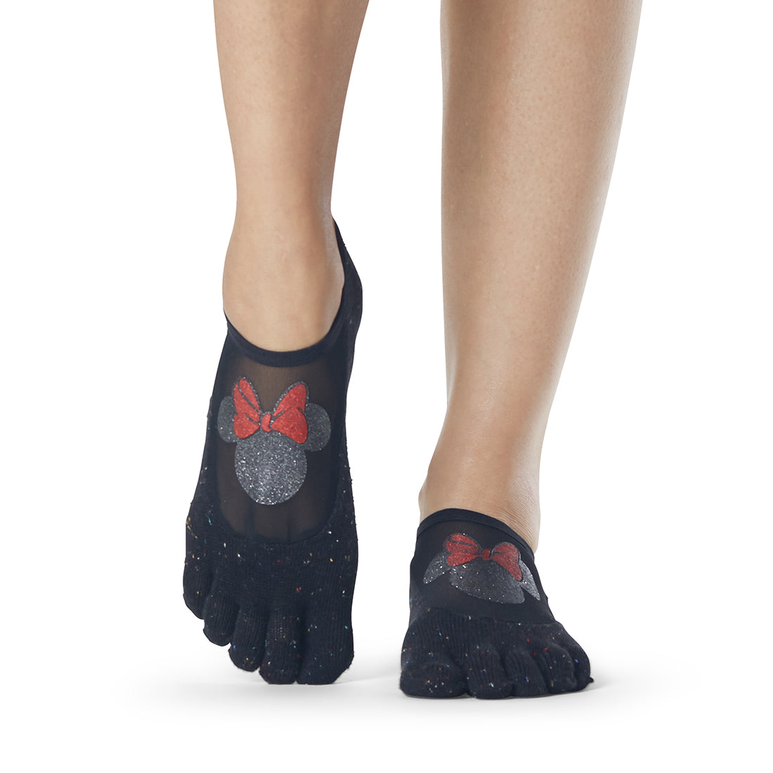 Disney Luna Grip Socks by ToeSox - Non-Slip Yoga Socks for Pilates, Barre & Dance - Perfect for Workouts, Studio Classes & Home Fitness