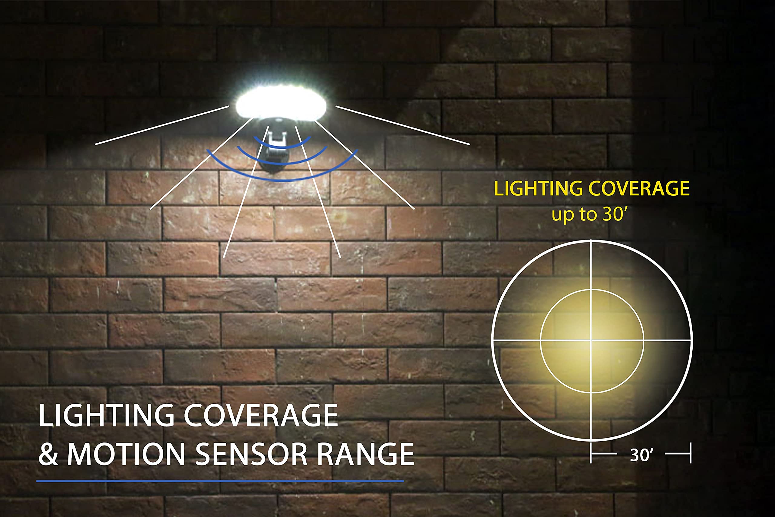 56 LED Solar Security Lights Outdoor - Super Bright Motion Sensor Wall Lights with IP65 Waterproof & Adjustable Angle (0-80°) for Garage, Patio, Garden, Driveway, Yard - Perfect for Nighttime Safety and Landscape Lighting