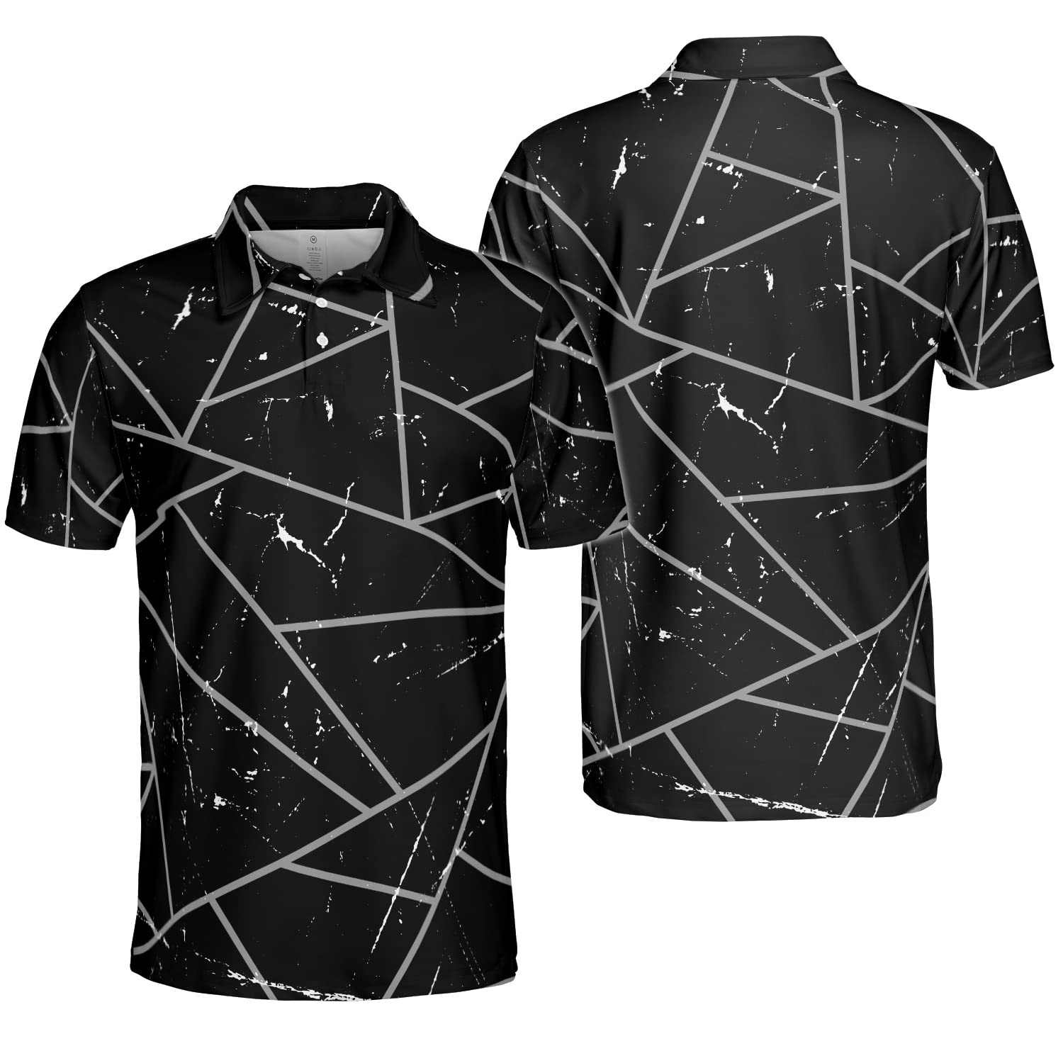 Men's Performance Polo Shirts - Moisture Wicking Golf Shirts for Men, Breathable Quick Dry Fit Polo Shirt for Golf, Tennis & Casual Wear - Perfect Gift for Golfers & Athletes