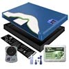 King/California King Genesis 400 Waterbed Mattress Bundle for Hard-Side Wood Frame - Includes Liner, Heater, Mattress Pad & Fill/Drain Kit (RHS06) | Perfect for Bedroom Comfort & Support