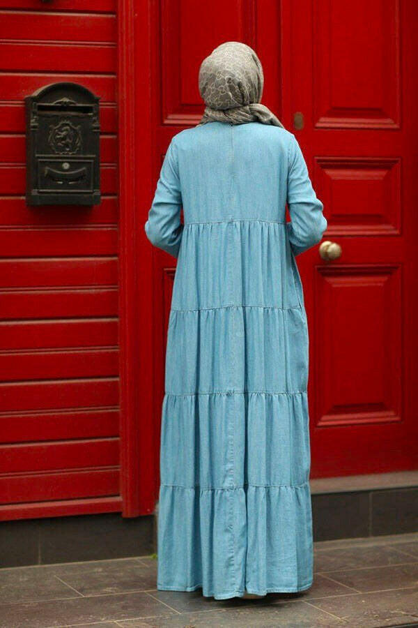 Elegant Tiered Long Maxi Dress - Modest Flowy Summer Dress for Women - Perfect for Beach Vacations, Weddings & Casual Outings