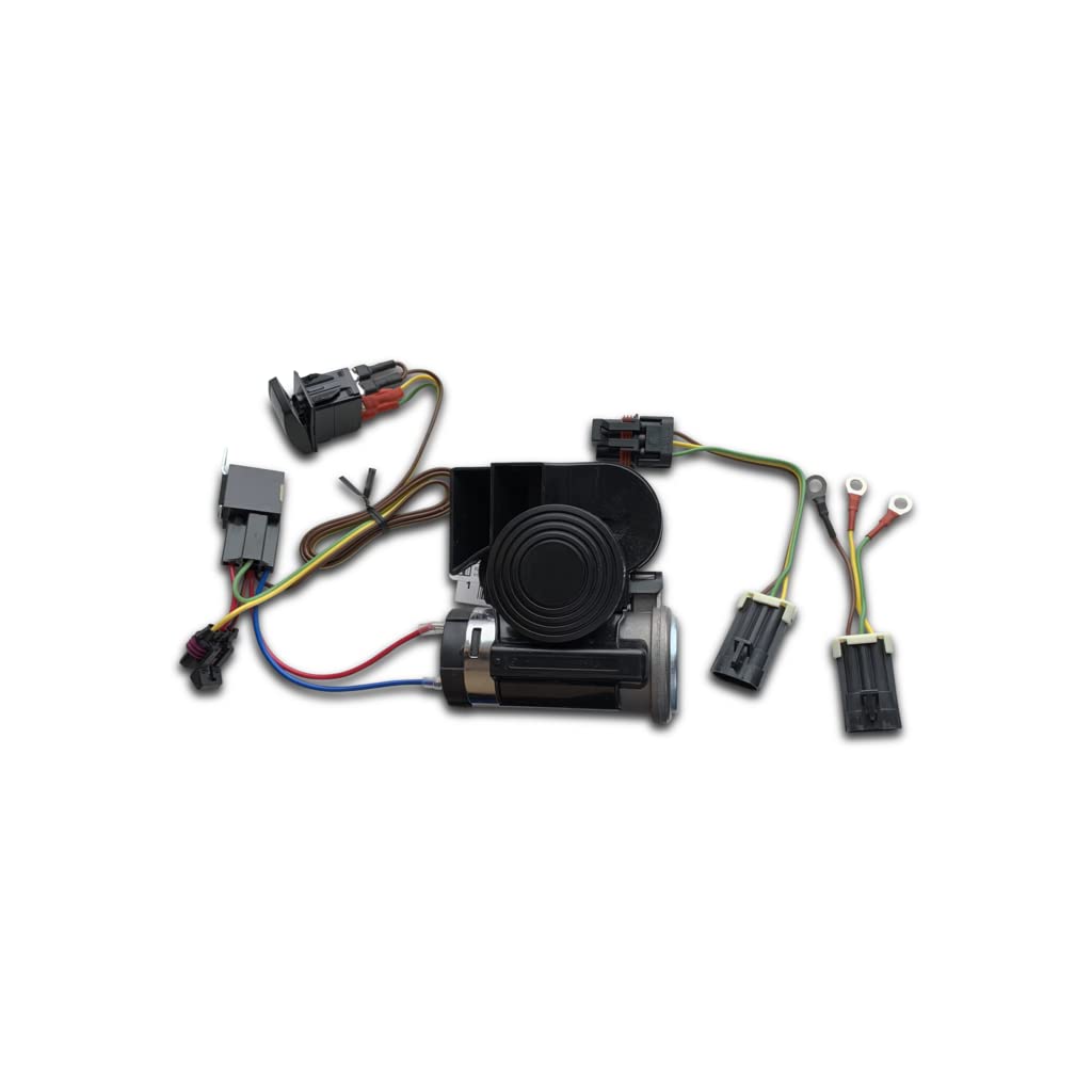 WD Electronics Air Horn Kit for Polaris Ranger, RZR, General, X3, RS1 - Loud Off-Road Vehicle Horn for UTVs & ATVs - Perfect for Trail Riding, Hunting & Emergency Signaling