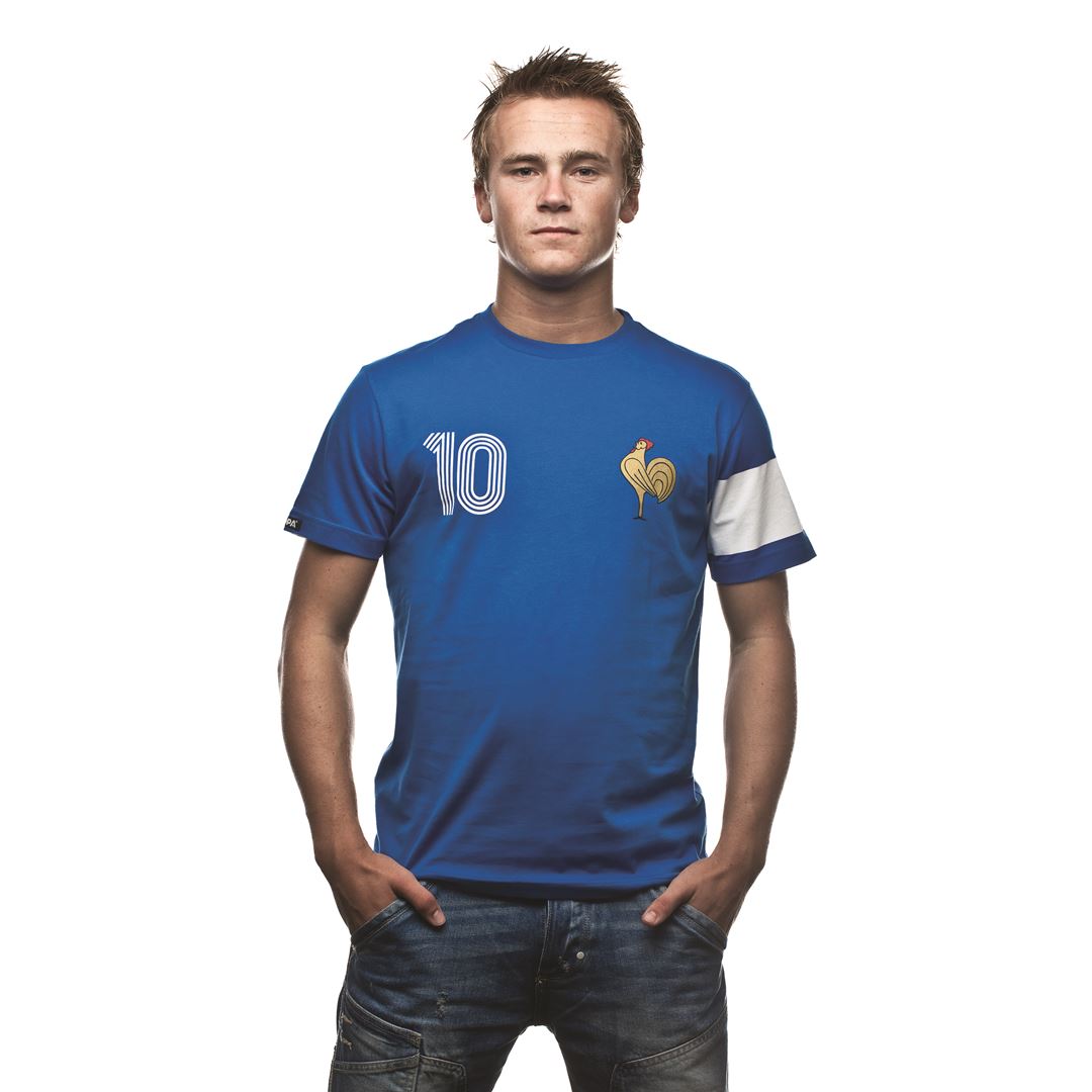 COPA Football France Captain T-Shirt - Official Soccer Jersey for Fans, Men & Women - Perfect for Games, Parties & Casual Wear