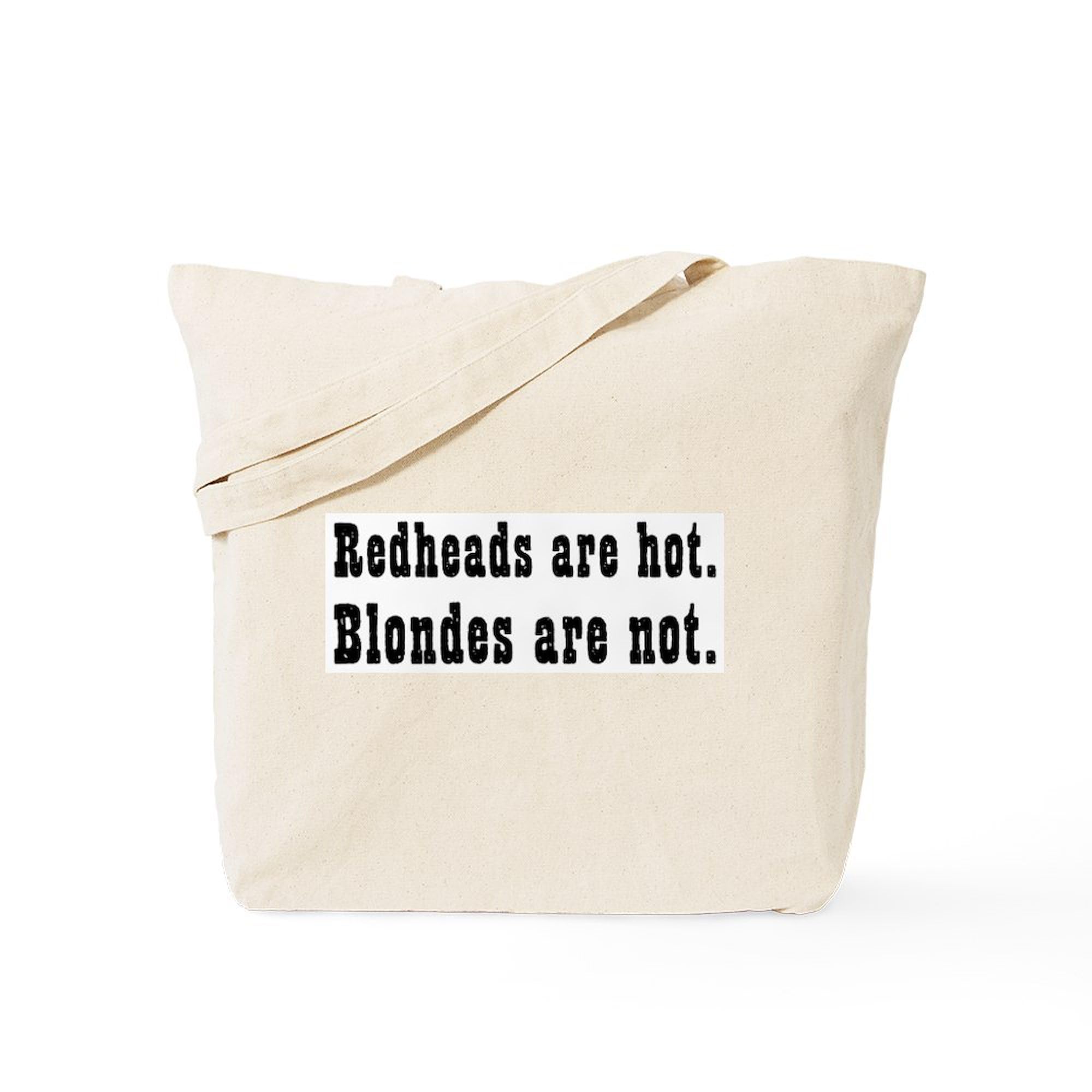 Red Hot Blonde Not Tote Bag - Natural Canvas Reusable Shopping Bag for Groceries, Beach & Everyday Use | Eco-Friendly & Durable