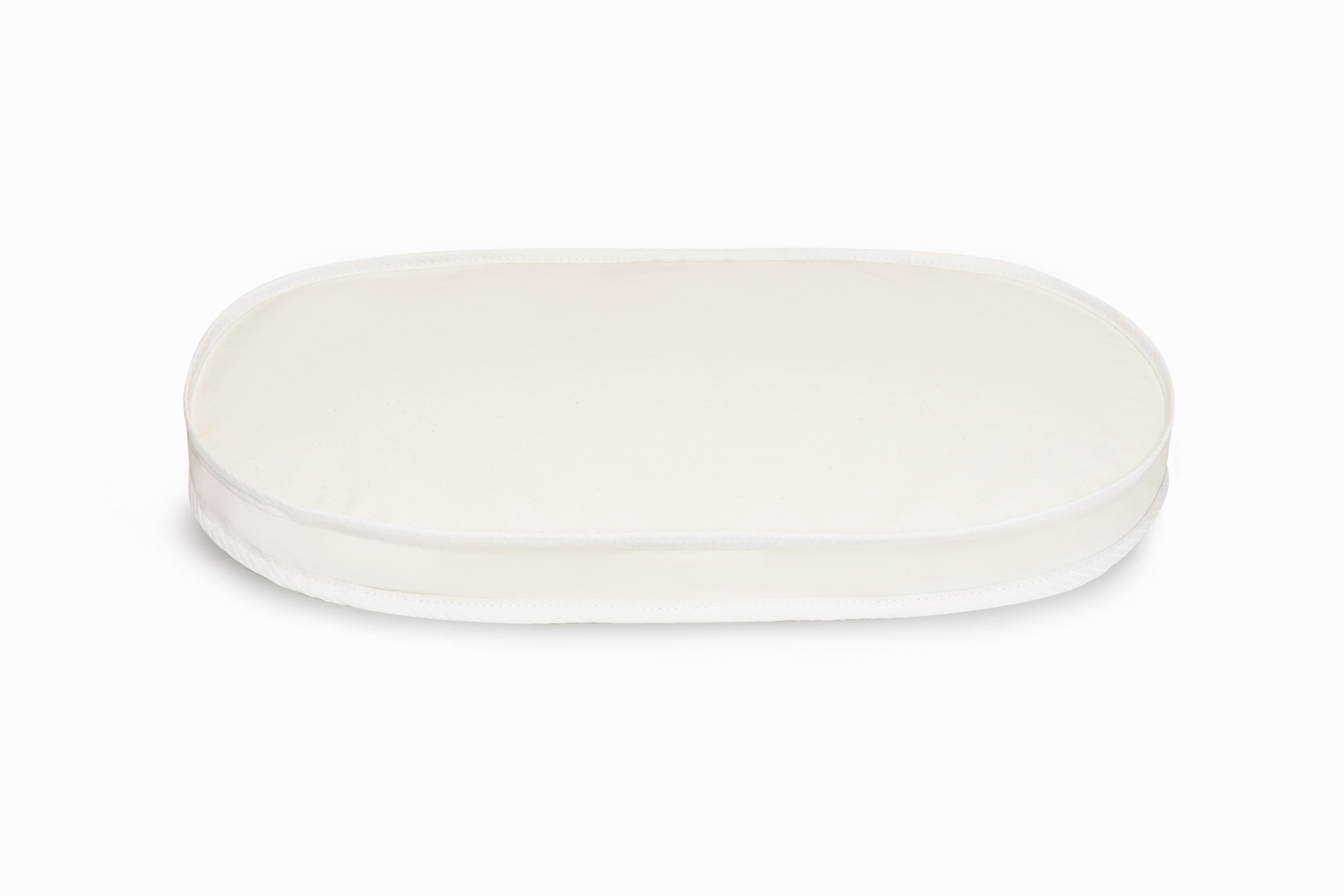 Naturepedic Organic Cotton Oval Baby Crib Mattress for Stokke Sleepi Crib - Hypoallergenic, Non-Toxic & Breathable - Perfect for Newborns & Toddlers - Ideal for Safe & Comfortable Nursery Sleeping