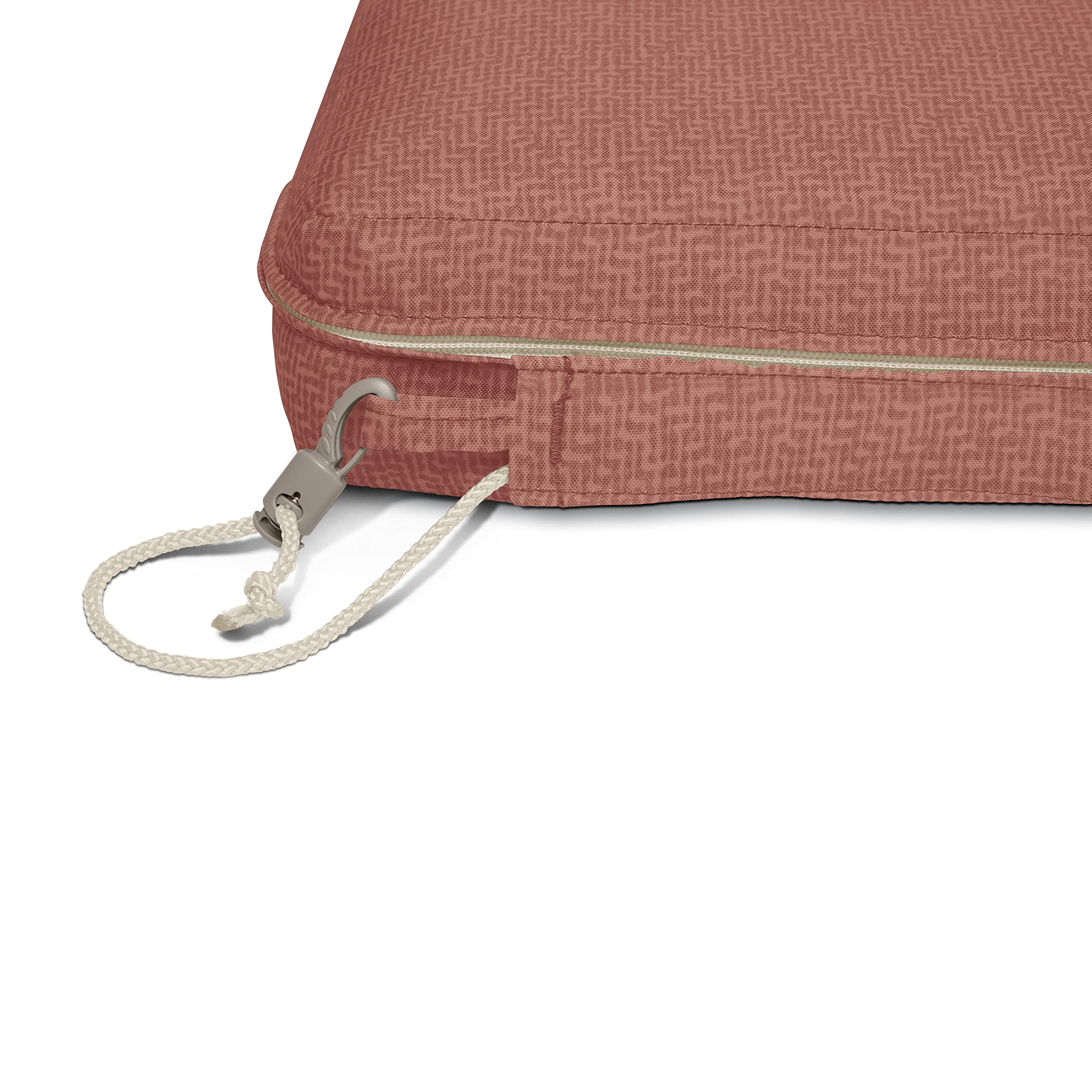 Waterproof Duck Covers Outdoor Bench Cushion 42x18x3 Inch - Cedarwood Patio Furniture Cushion for Garden, Deck, Poolside & Backyard Relaxation