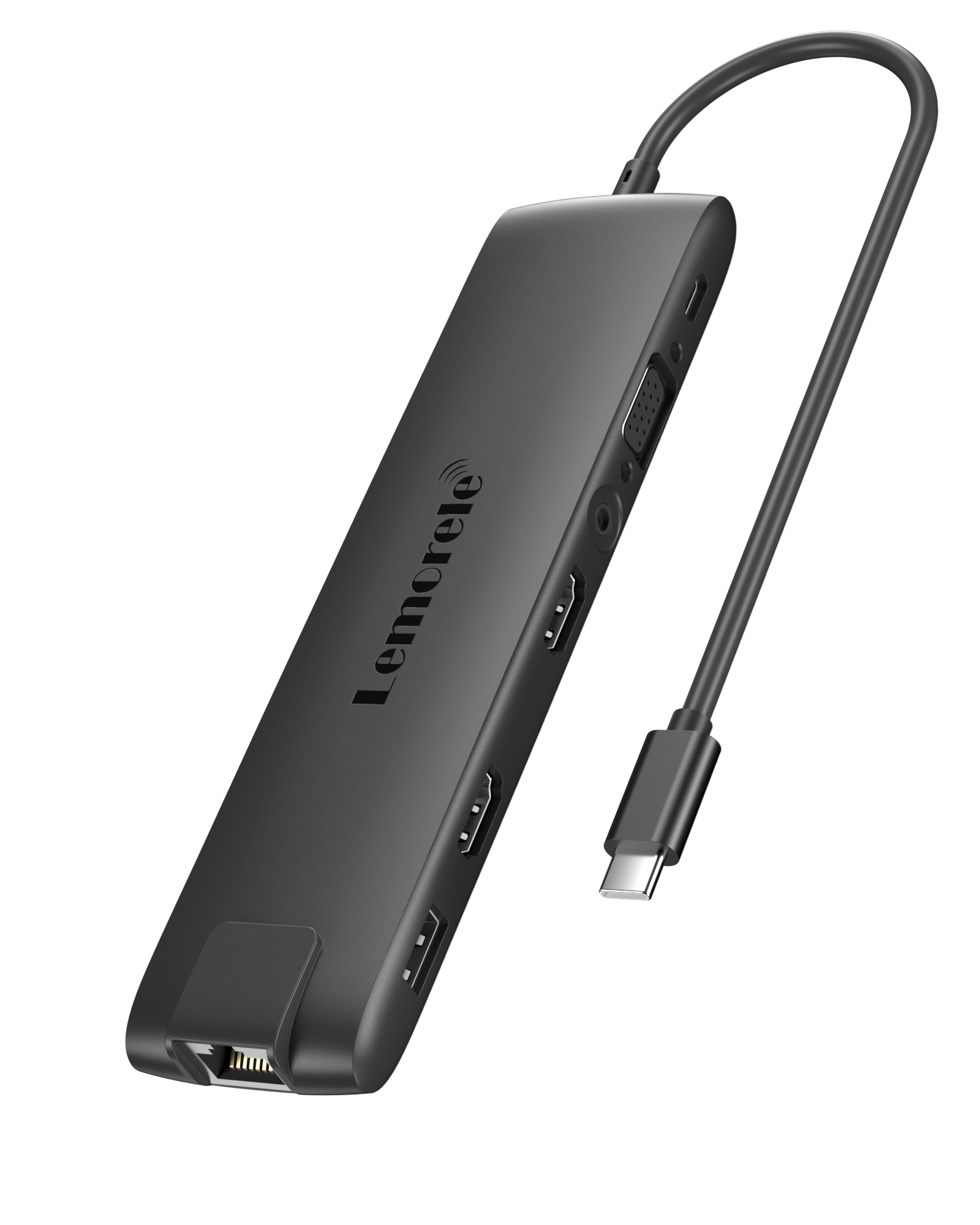 LEMORELE™ TC96 13-in-1 USB C Docking Station with 4K HDMI, USB 3.0, Ethernet, SD Card Reader - Perfect for MacBook Pro, Dell XPS, HP Laptops & Home Office Setup