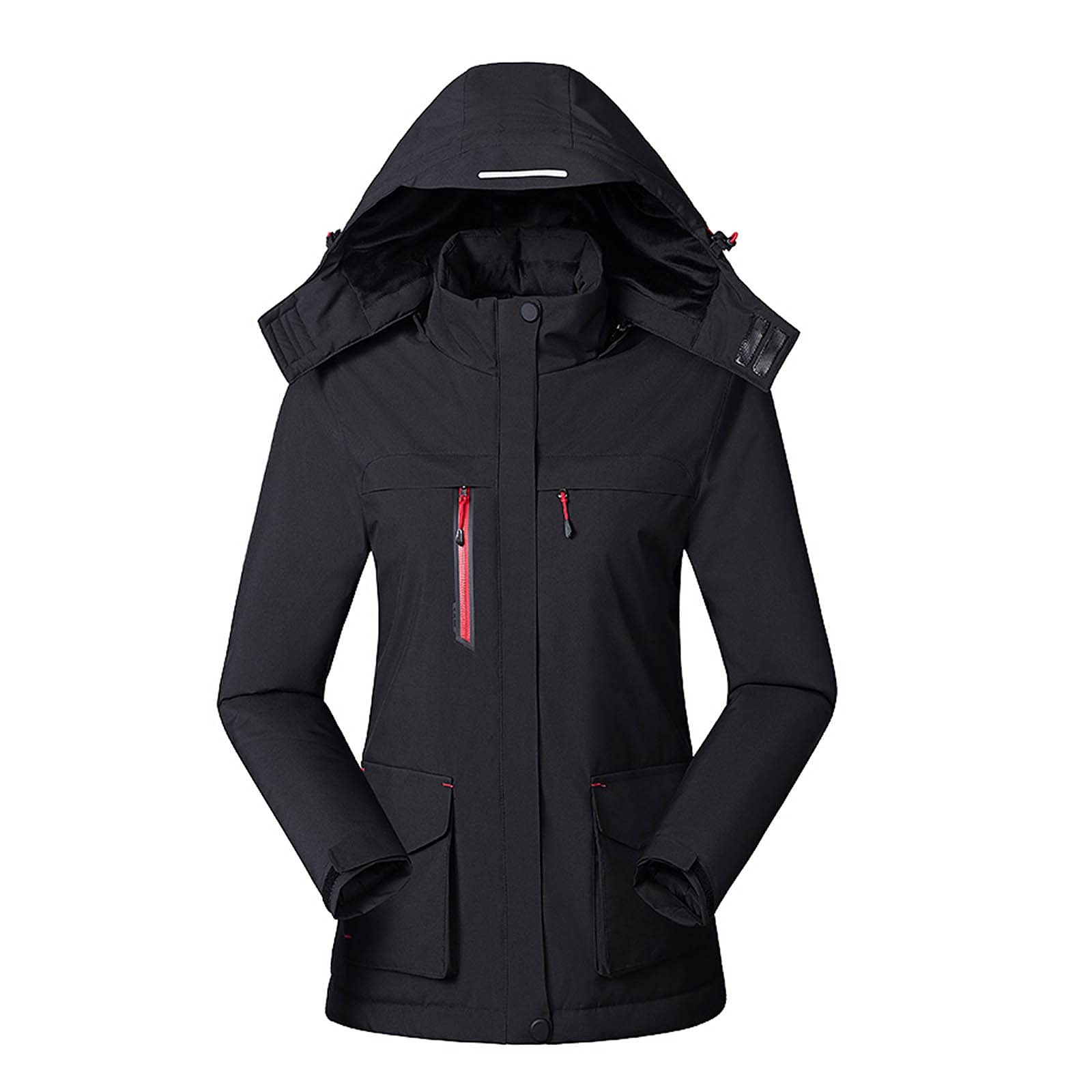 Women's Heated Jacket with 3 Temperature Settings & 4 Heating Zones - Washable Winter Coat for Neck & Body Warmth - Perfect for Outdoor Activities, Hiking, and Cold Weather Commuting