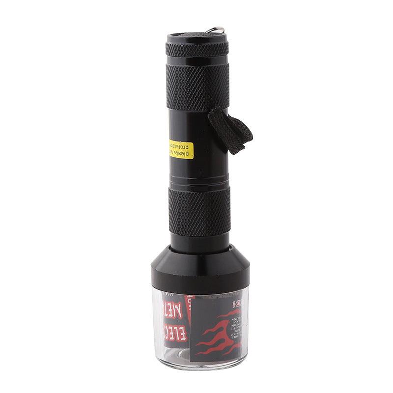 Premium Electric Torch Flashlight Grinder - Durable Aluminum Alloy Herb & Tobacco Crusher - Perfect for Camping, Hiking & Outdoor Adventures