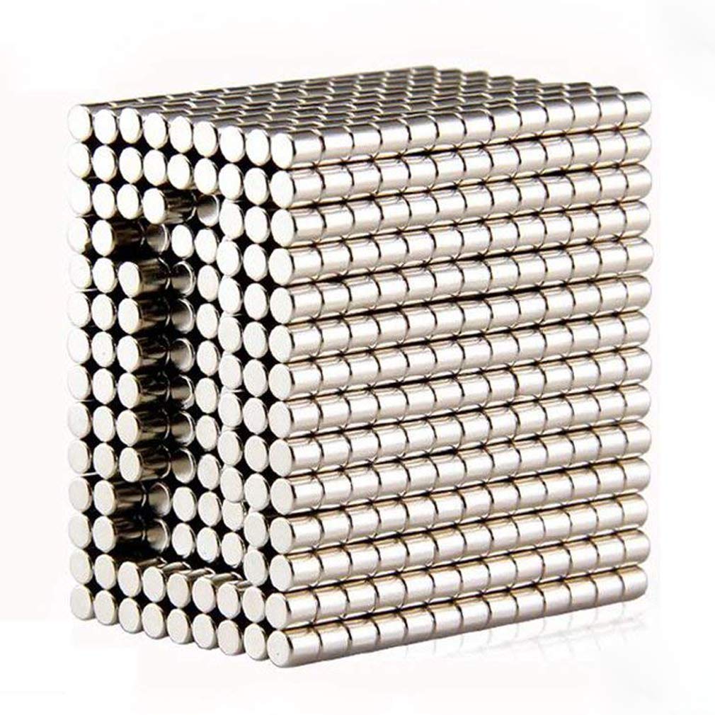 200-Pack 2x2mm Strong Refrigerator Magnets - Multi-Purpose Small Magnets for Fridge, Whiteboard, Science Projects, DIY Crafts & Office Organization (Perfect for Notes, Photos & School Displays)