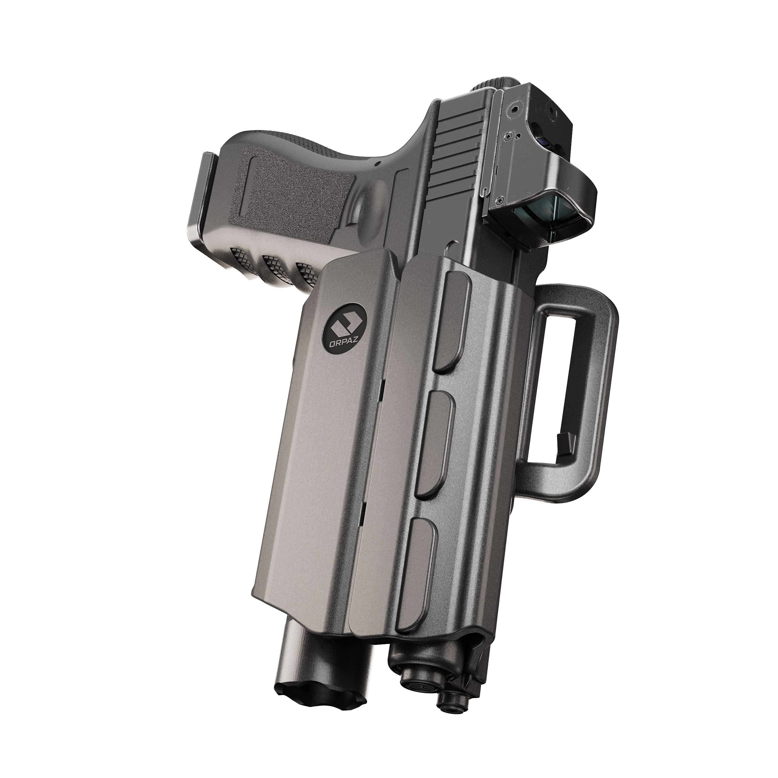 Orpaz T40 Adjustable Modular SD9VE Holster - OWB Compatible with S&W SD9VE Pistol, Fits Light/Laser/Sight/Optics - Tactical Gun Holder for Secure Carry | Perfect for Range Training, Concealed Carry & Outdoor Activities