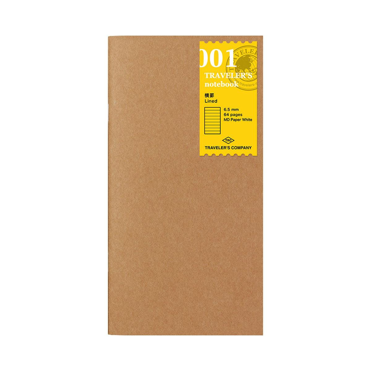 Premium TRAVELER'S NOTEBOOK TN R001 Refill Pages - Lined Journal Paper for Bullet Journaling, Note Taking & Travel Diary - Compatible with Midori TN Notebooks