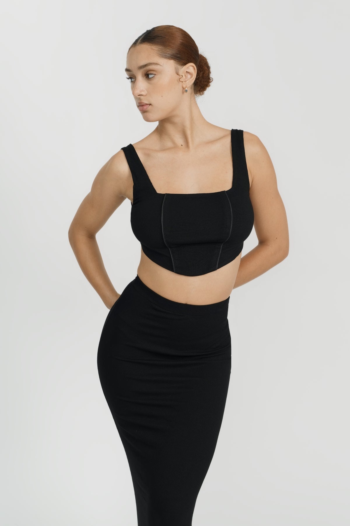 Kinsley Women's Fashion Top - Stylish Jet Black Blouse for Casual Wear & Office Outfits | Perfect for Everyday Use, Work, and Social Events