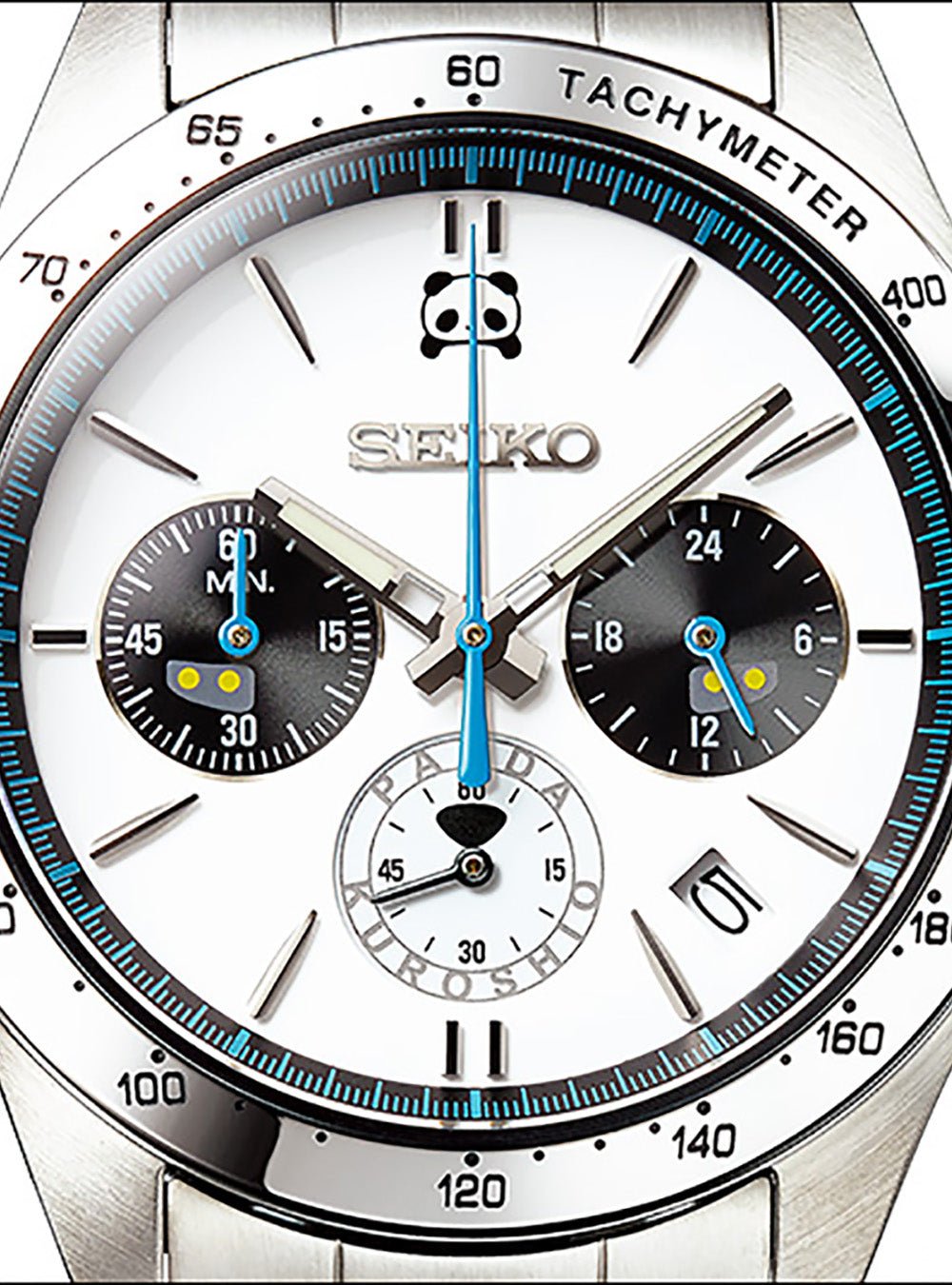 Seiko × JR West 5th Anniversary Limited Edition Panda Kuroshio Chronograph Watch - Japanese Made Automatic Timepiece for Men, Collectors & Train Enthusiasts | Perfect for Special Occasions, Gifts & Luxury Watch Collections