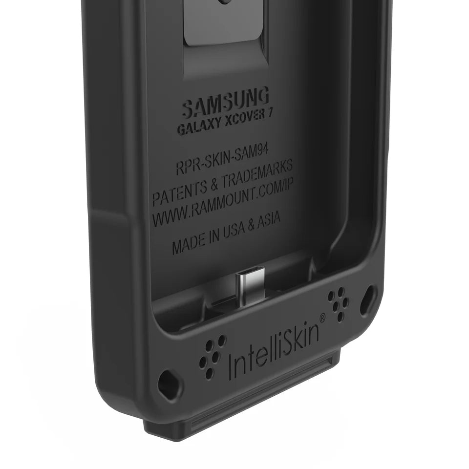 IntelliSkin Protective Case for Samsung Galaxy XCover7 - Durable & Slim Cover (RAM GDS SKIN SAM94) - Perfect for Outdoor Work, Construction & Rugged Use