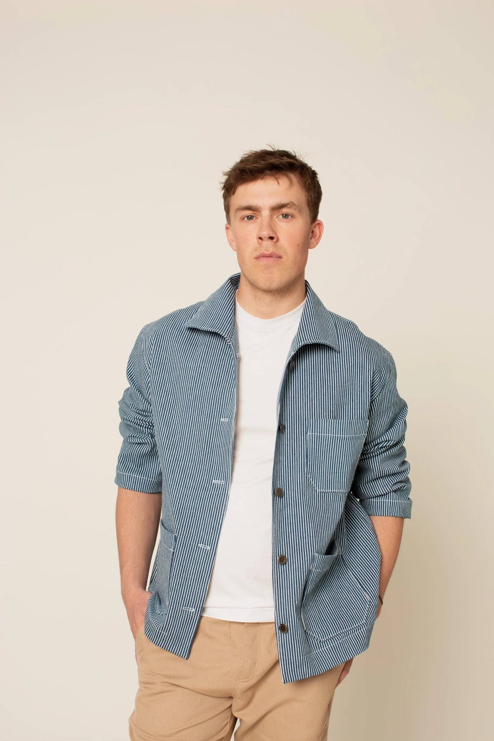 Wardrobe By Me Painter Jacket - Unisex Denim Workwear for Artists & DIY Enthusiasts | Perfect for Painting, Crafting & Outdoor Activities