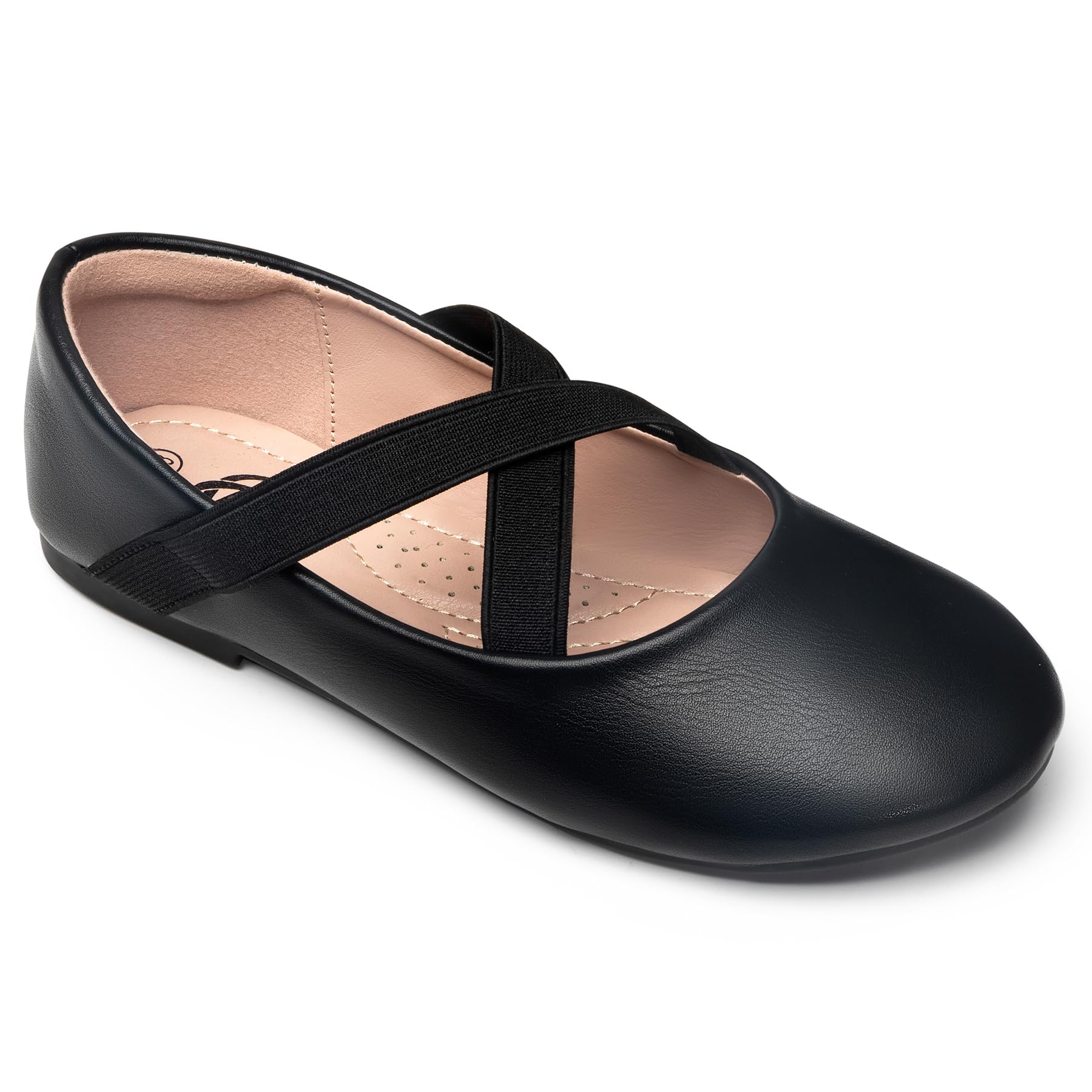 **Trary Girls Dress Shoes - Crossover Strap Ballet Flats & Mary Jane Shoes for Toddlers & Kids | Comfortable & Stylish for School, Parties & Special Occasions**