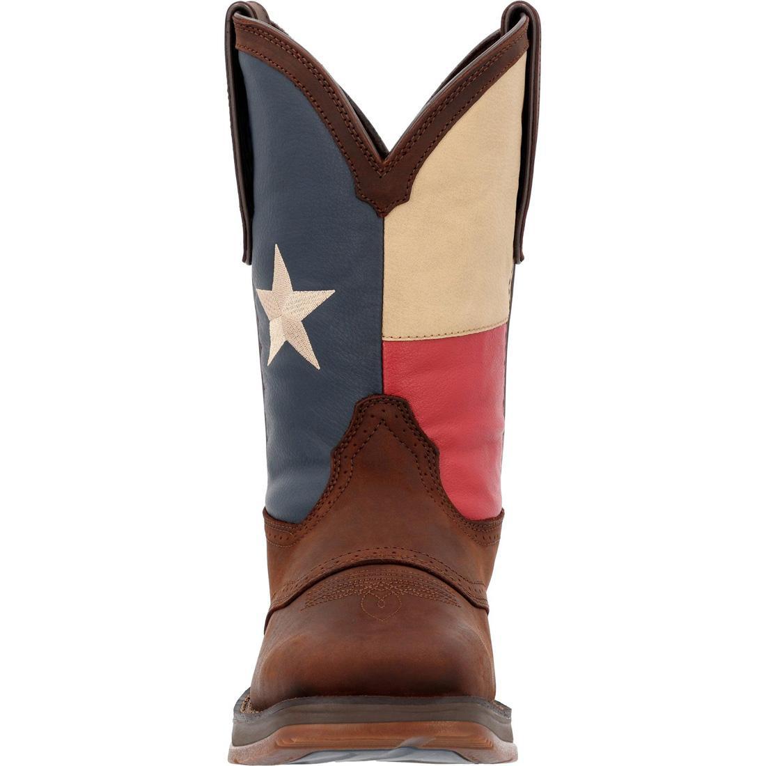 Rebel Texas Flag Western Boots for Men & Women - Stylish Cowboy Boots with Patriotic Design - Perfect for Rodeo, Country Music Festivals & Western Fashion