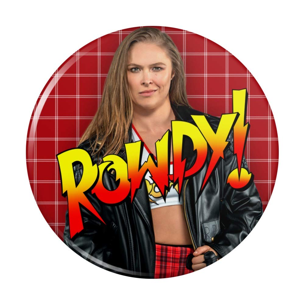 WWE Ronda Rousey Rowdy Refrigerator Magnet - Funny Kitchen Decor for WWE Fans - Perfect for Fridge, Lockers & Office