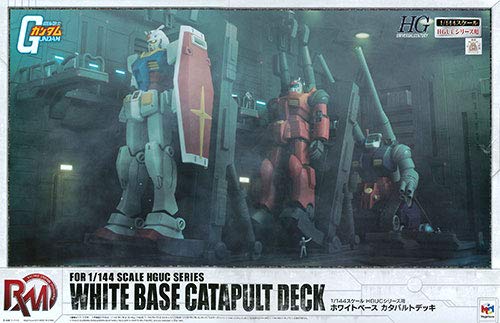 1/144 Scale Gundam White Base Catapult Deck - Realistic Anime Model Kit for Collectors & Hobbyists | Perfect for Display, Gundam Dioramas & Action Figure Photography