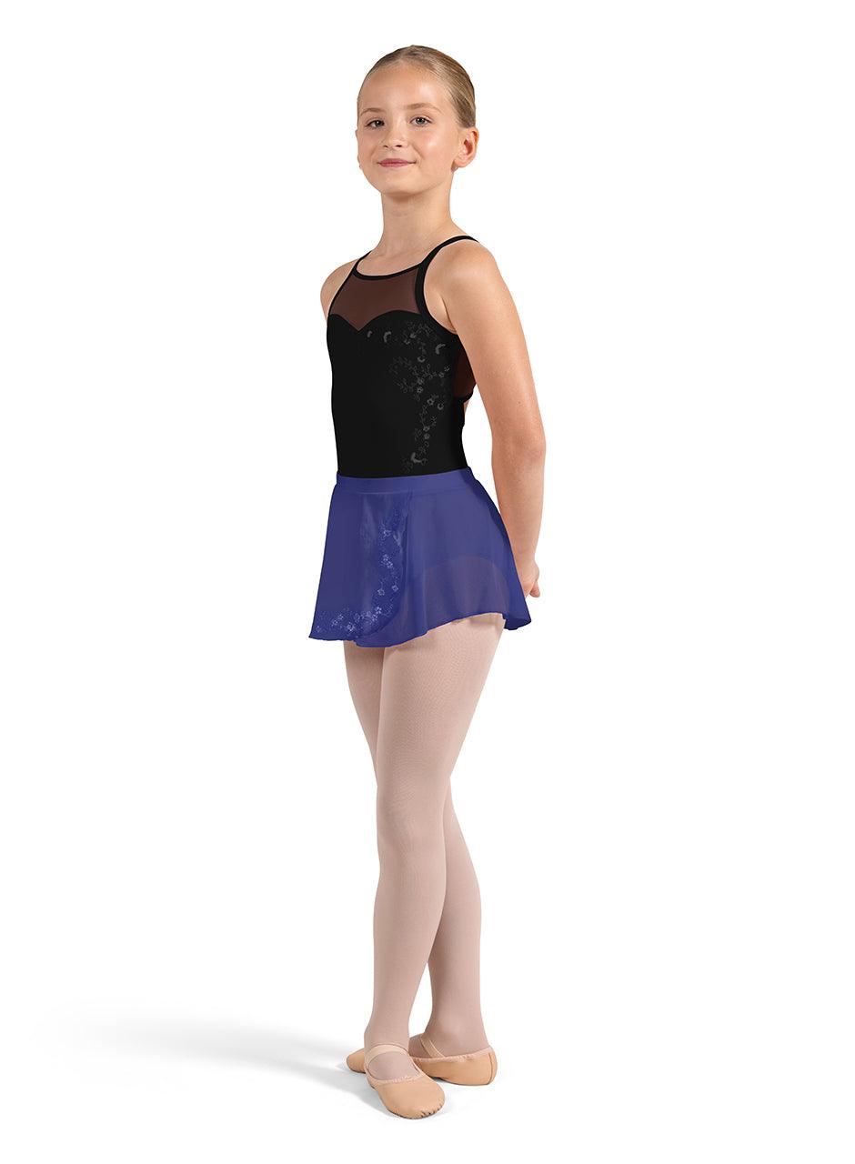 Bloch Girls Marigold Mesh Ballet Skirt for Dance Class & Performance - Lightweight Stretch Tulle Tutu for Ballet, Jazz, Contemporary Dance