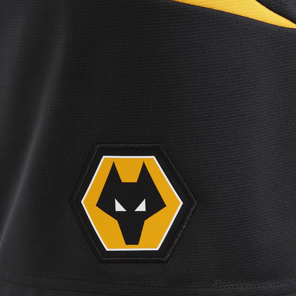 2024-2025 Wolves Football Match Shorts for Adults - Black Soccer Training Shorts | Perfect for Games, Practice & Casual Wear