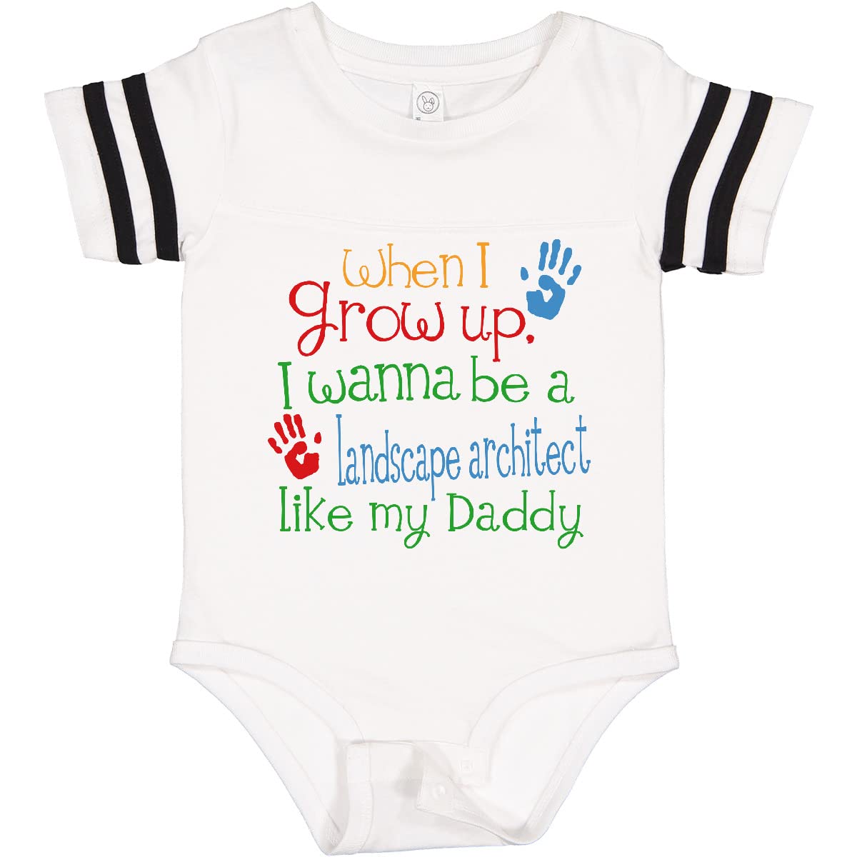Inktastic Landscape Architect Like Daddy Baby Bodysuit - Cute Cotton Infant Onesie for Father's Day, Birthday Gifts & Family Matching Outfits - Perfect for Playdates, Photo Shoots & Special Occasions