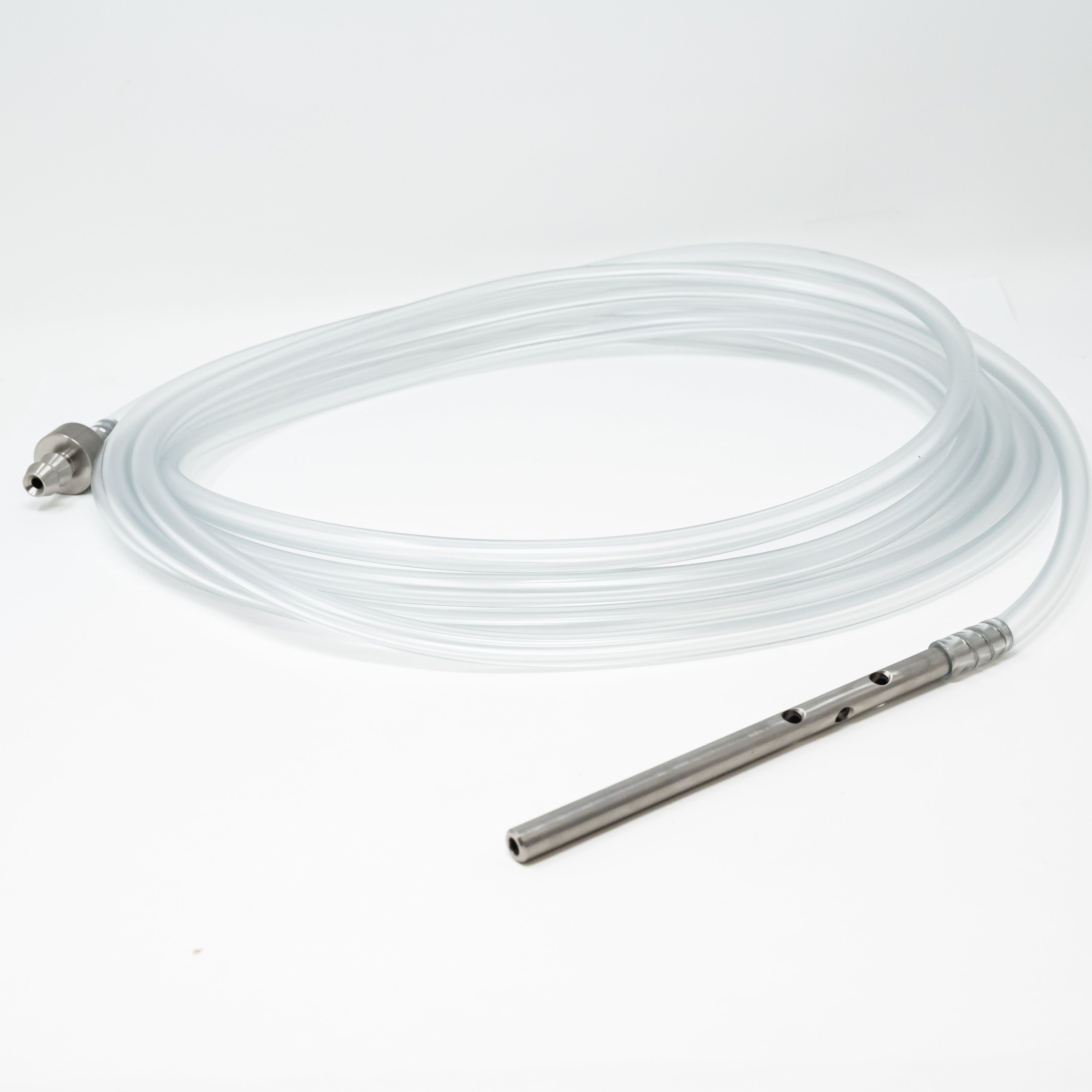 1/4 Inch ID x 25 Ft Vinyl Suction Hose with Strainer Assembly - Heavy Duty Water Transfer for Pools, Ponds & Irrigation Systems