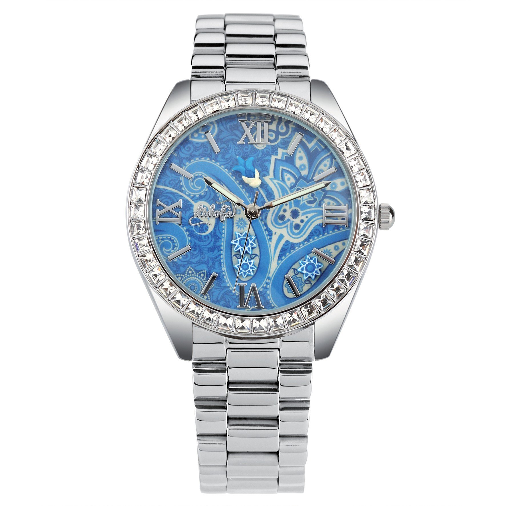 Didofa Women's 3D Wrist Watch - Elegant Fashion Watch for Women, Waterproof Casual Dress Watch with Stainless Steel Band - Perfect for Office, Party & Everyday Wear