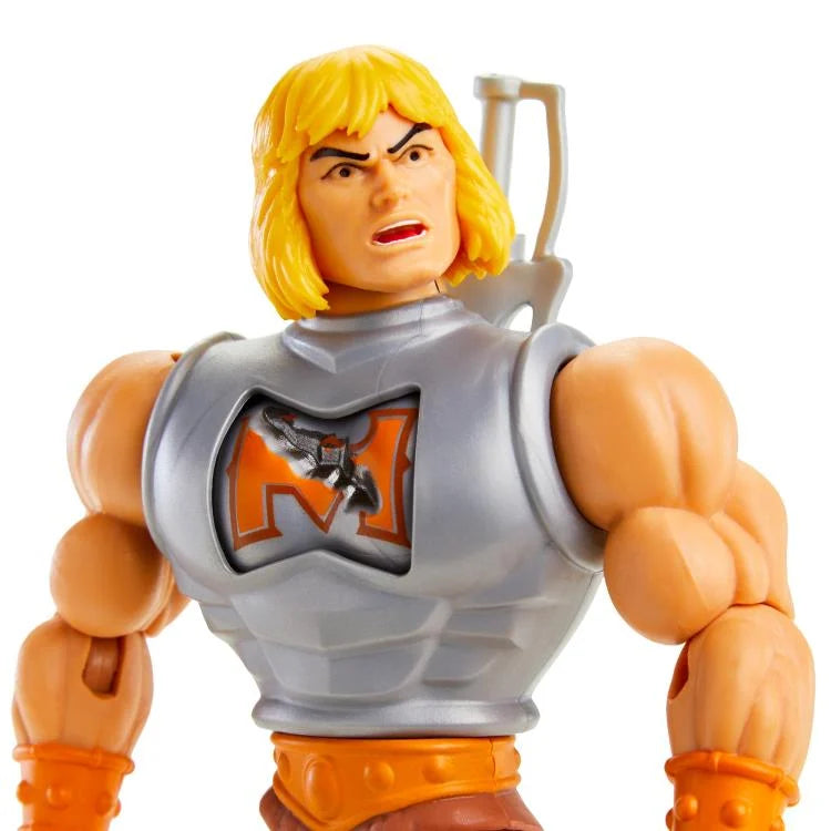 Masters of the Universe Origins Deluxe Battle Armor He-Man Action Figure - Collectible Toy for Fans & Display | Perfect for Play, Collection, and Nostalgic Gift Giving