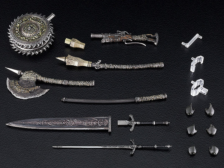 Figma PLUS Hunter Weapon Set Bloodborne - Action Figure Accessories for Collectors & Gamers - Perfect for Display, Cosplay & Gaming Enthusiasts