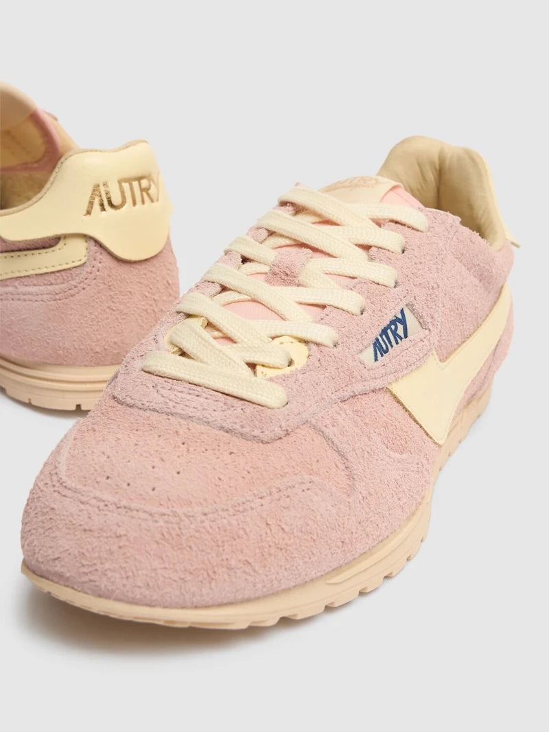 Autry Windspin Low Top Sneakers for Women - Pink Casual Shoes for Walking, Running & Everyday Wear | Comfortable & Stylish Sneakers for Gym, Work & Outfits
