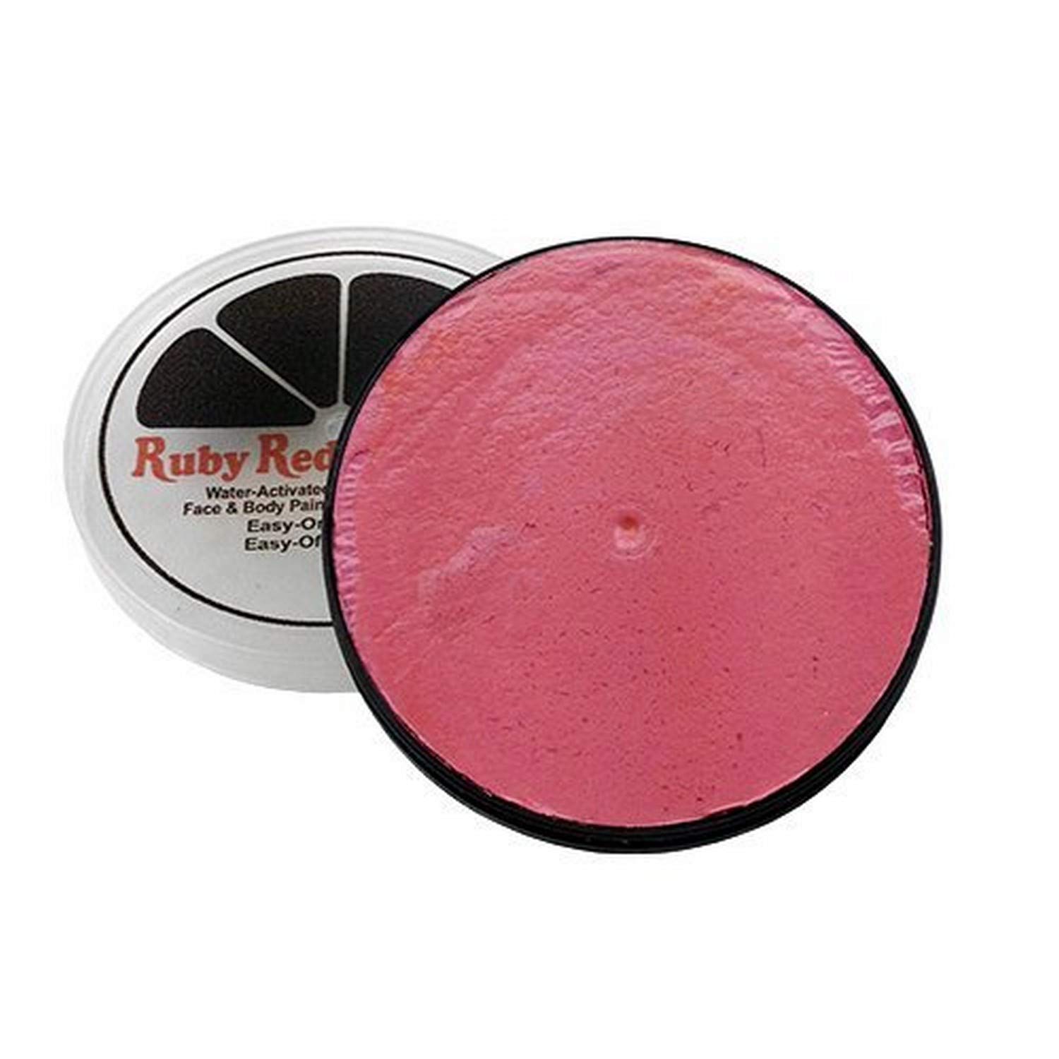 Ruby Red & Pearl Pink Face Paint Set - 18 ML Water-Based, Non-Toxic, Vibrant Colors for Halloween, Cosplay, Theater & Body Art - Professional Makeup for Kids & Adults