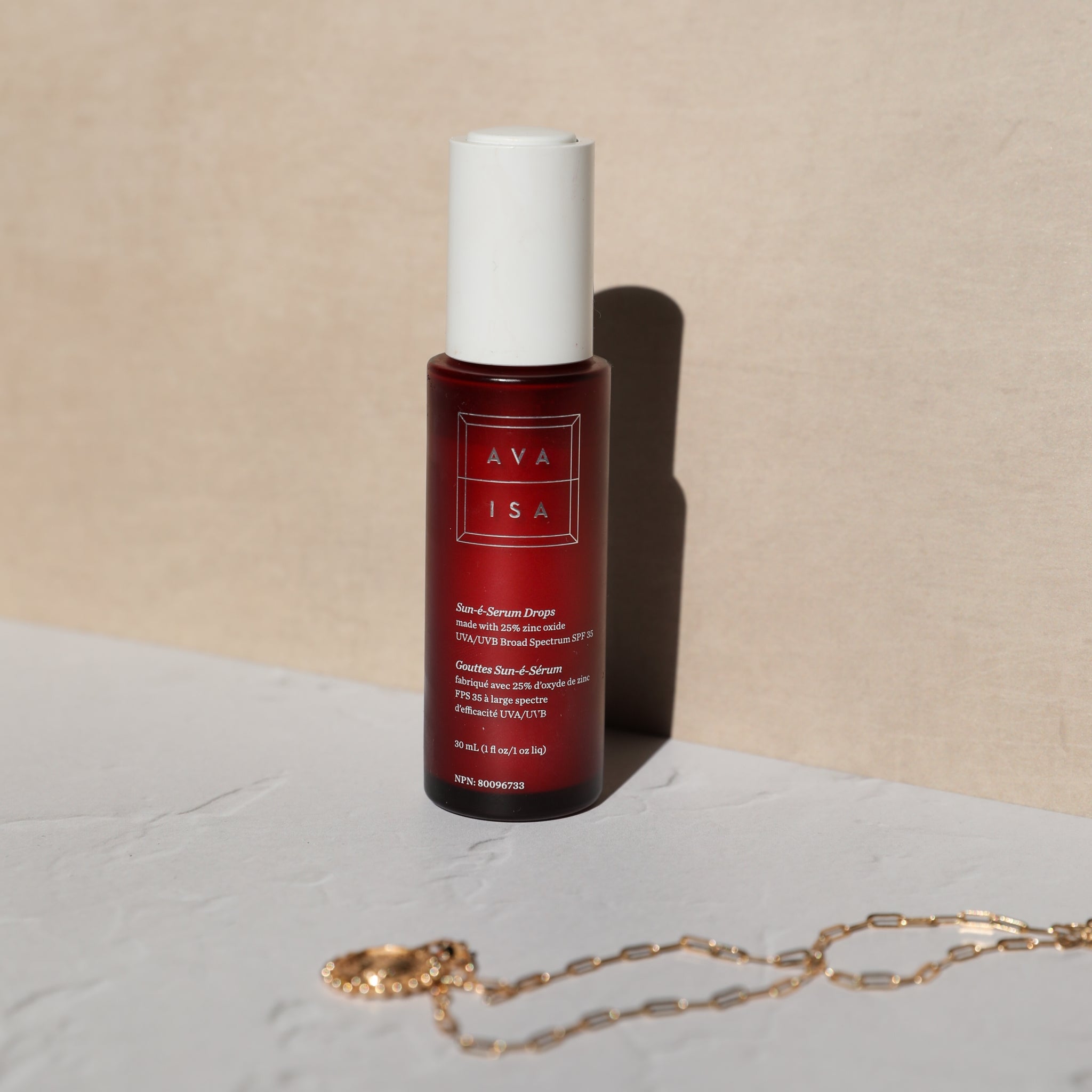 Sun Serum Drops SPF 35 - Lightweight Facial Sunscreen for Daily Protection | Hydrating & Non-Greasy Formula | Perfect for Outdoor Activities & Beach Days