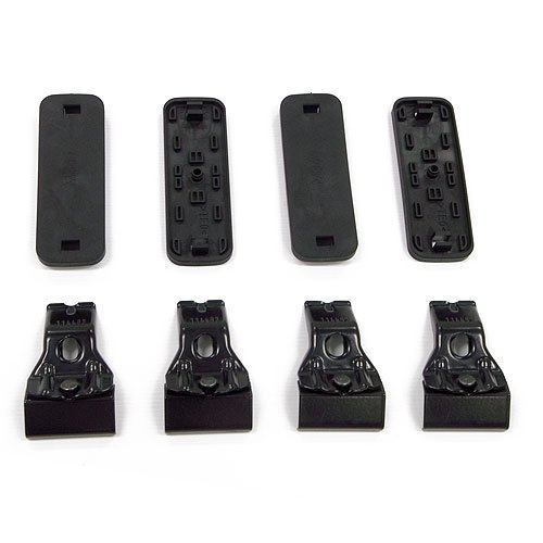 Rhino Rack 2500 Universal Roof Rack Pad and Clamp Kit (4-Piece Set) - Heavy Duty Protection for Kayaks, Surfboards, Ladders & Cargo - Fits Most Vehicles