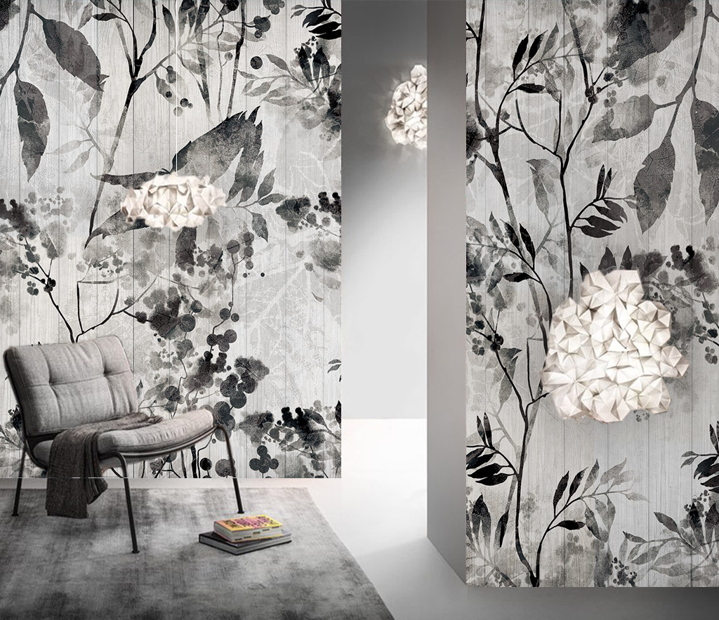 Premium Black Trees Wallpaper Murals - High Quality Peel & Stick Wall Art Décor for Living Room, Bedroom & Office