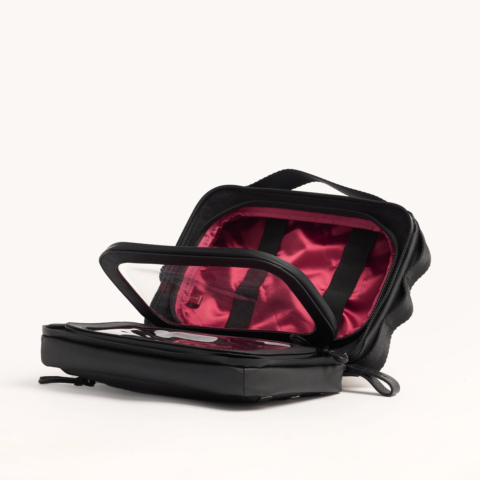 Del Mar Dopp Kit - Water-Resistant Travel Toiletry Bag for Men & Women | Black & Gunmetal | Perfect for Gym, Camping, and Business Trips