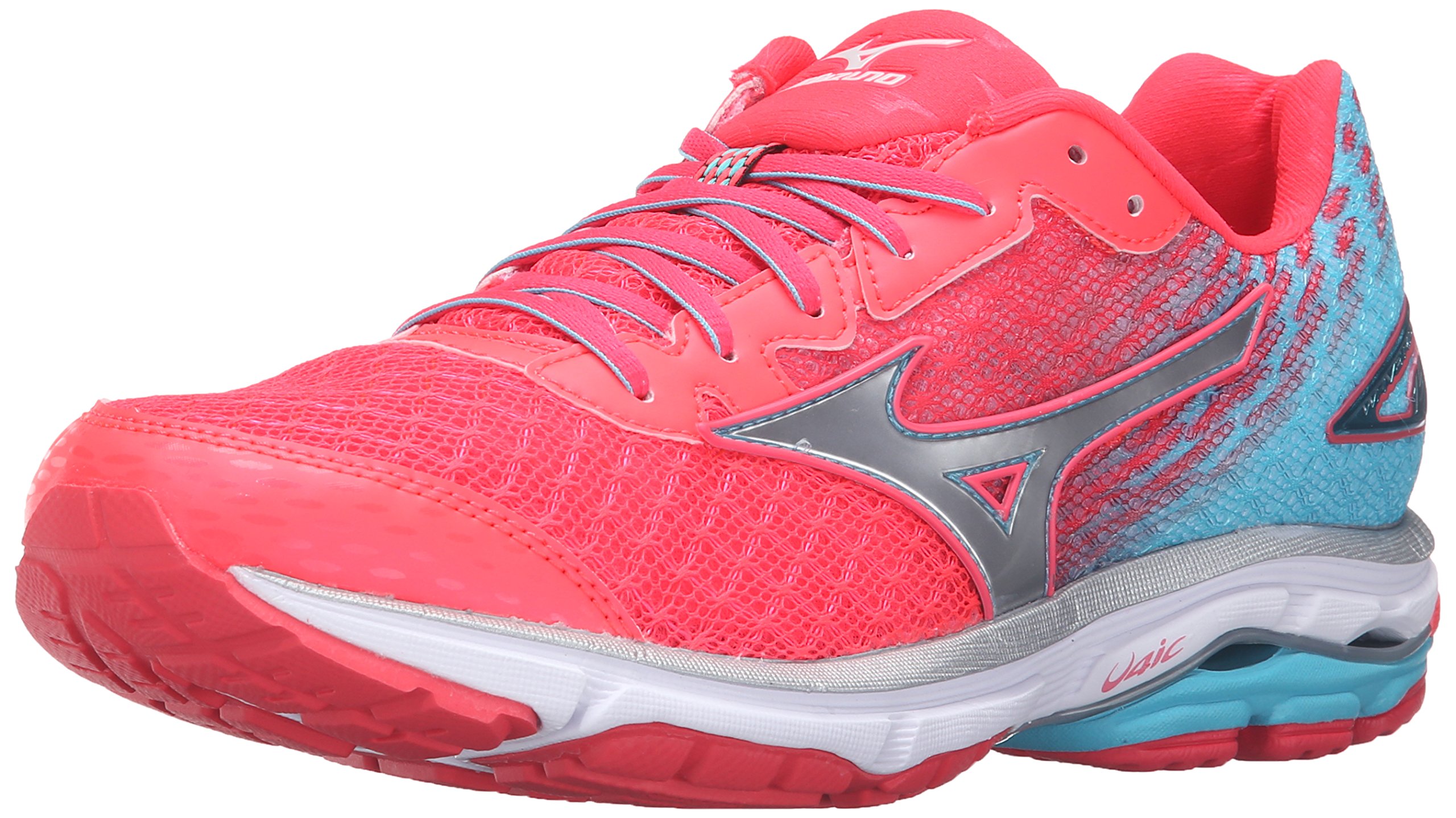 Mizuno Women's Wave Rider 19 Running Shoes - Lightweight Cushioned Athletic Sneakers for Jogging, Training & Gym Workouts
